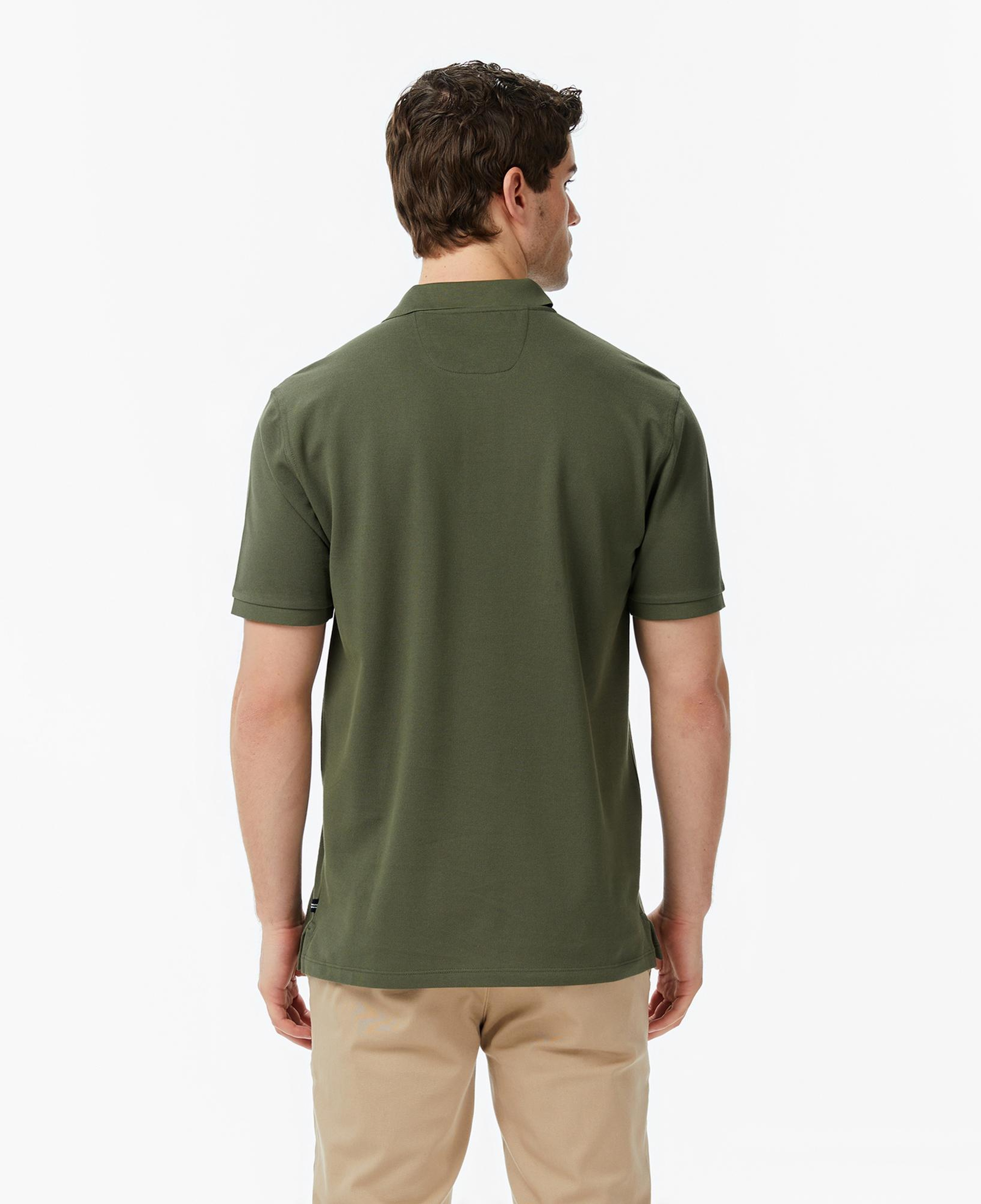 Nautica Erkek Yeşil Regular Fit Polo Yaka T-Shirt