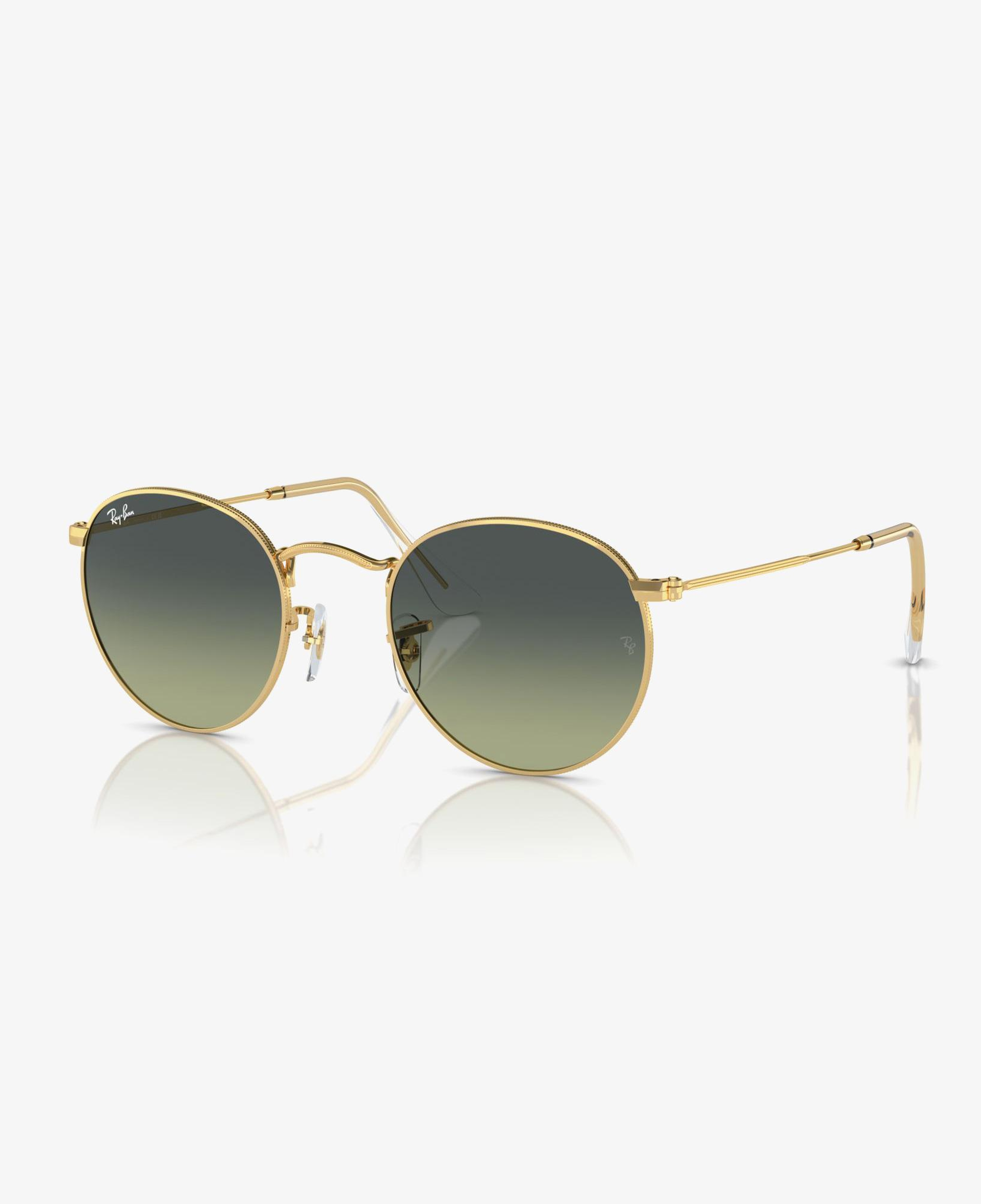 RAY-BAN Round Metal Erkek Altın Rengi Güneş Gözlüğü