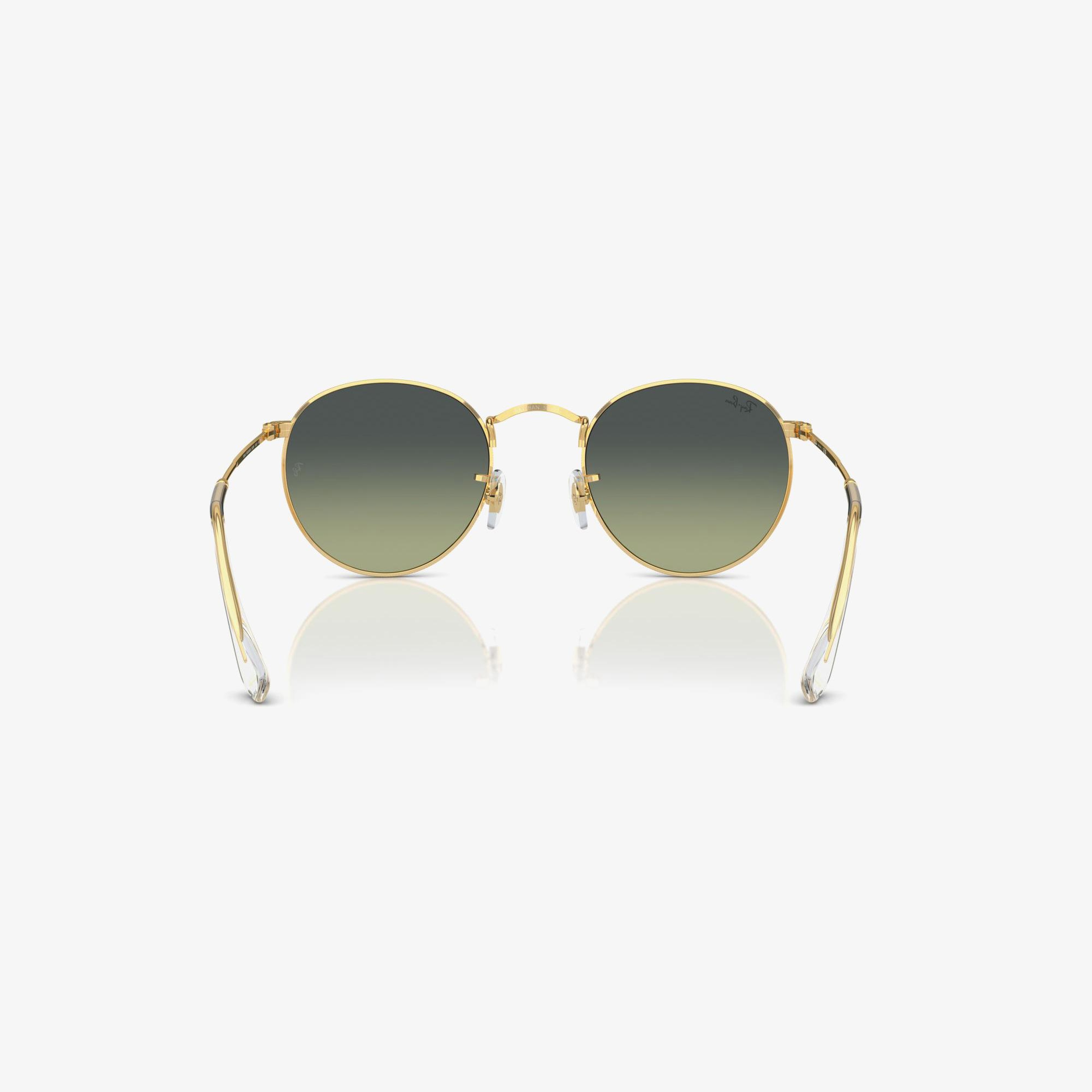 RAY-BAN Round Metal Erkek Altın Rengi Güneş Gözlüğü