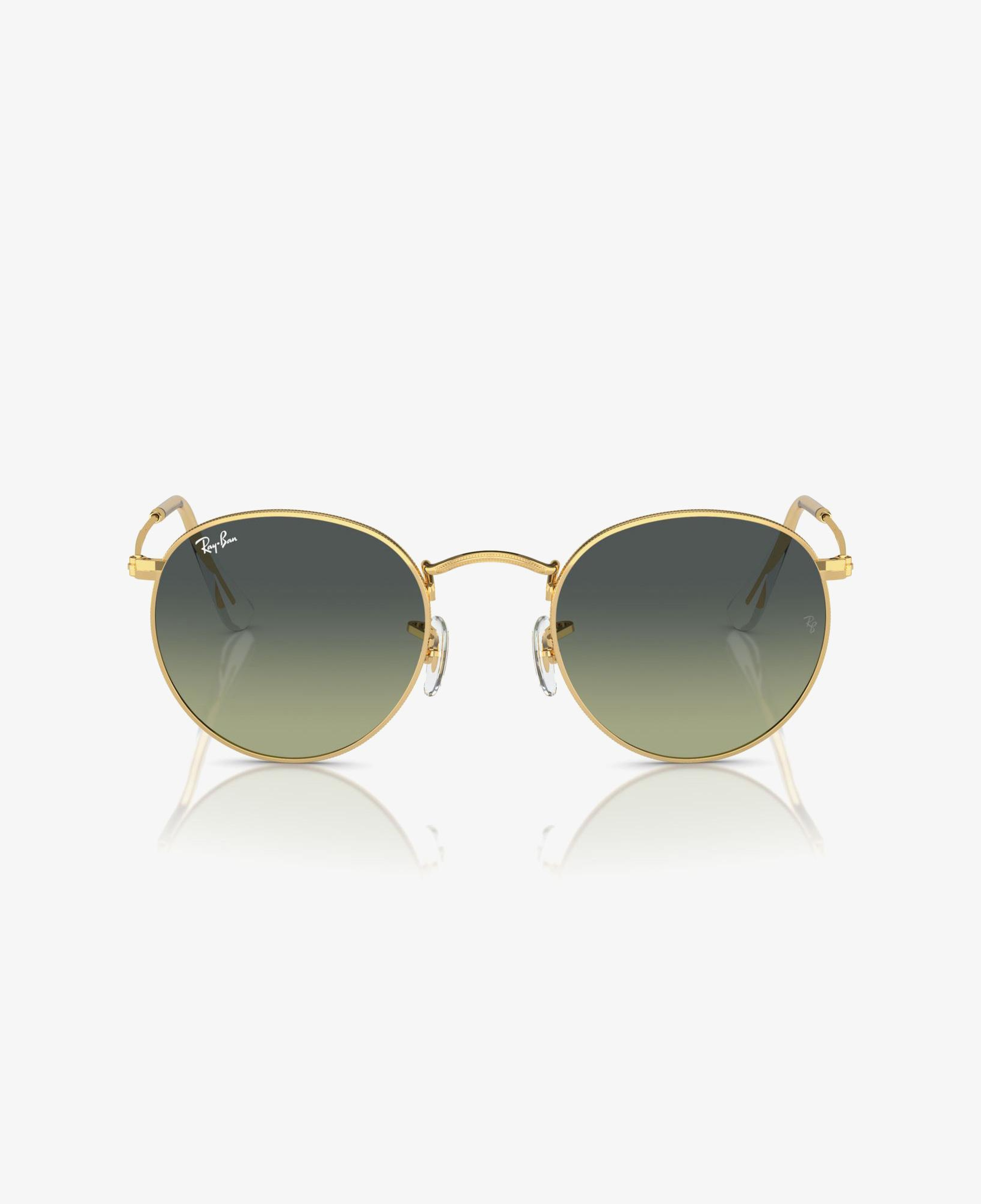 RAY-BAN Round Metal Erkek Altın Rengi Güneş Gözlüğü