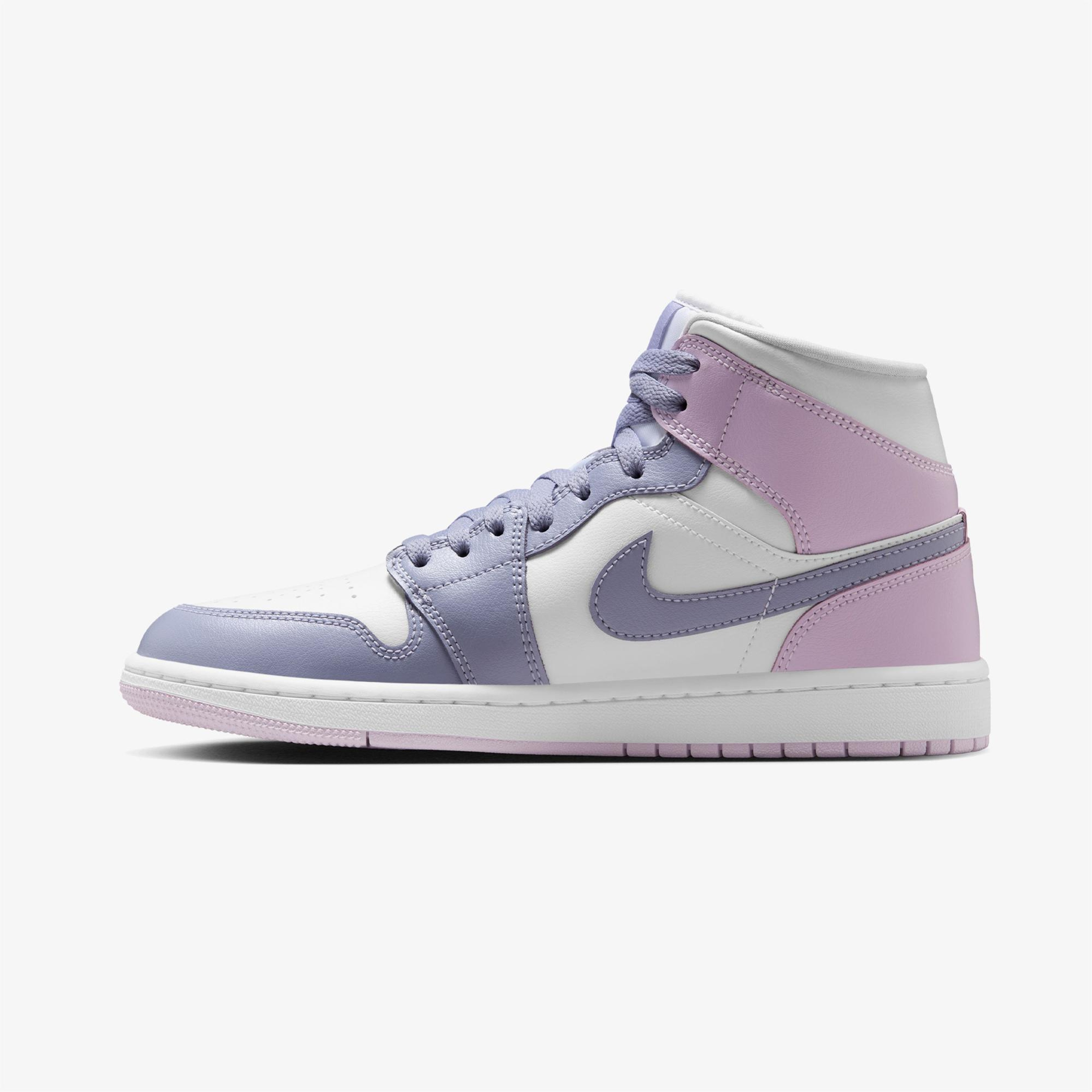 Jordan Air 1 Mid Kadın Mor Spor Ayakkabı