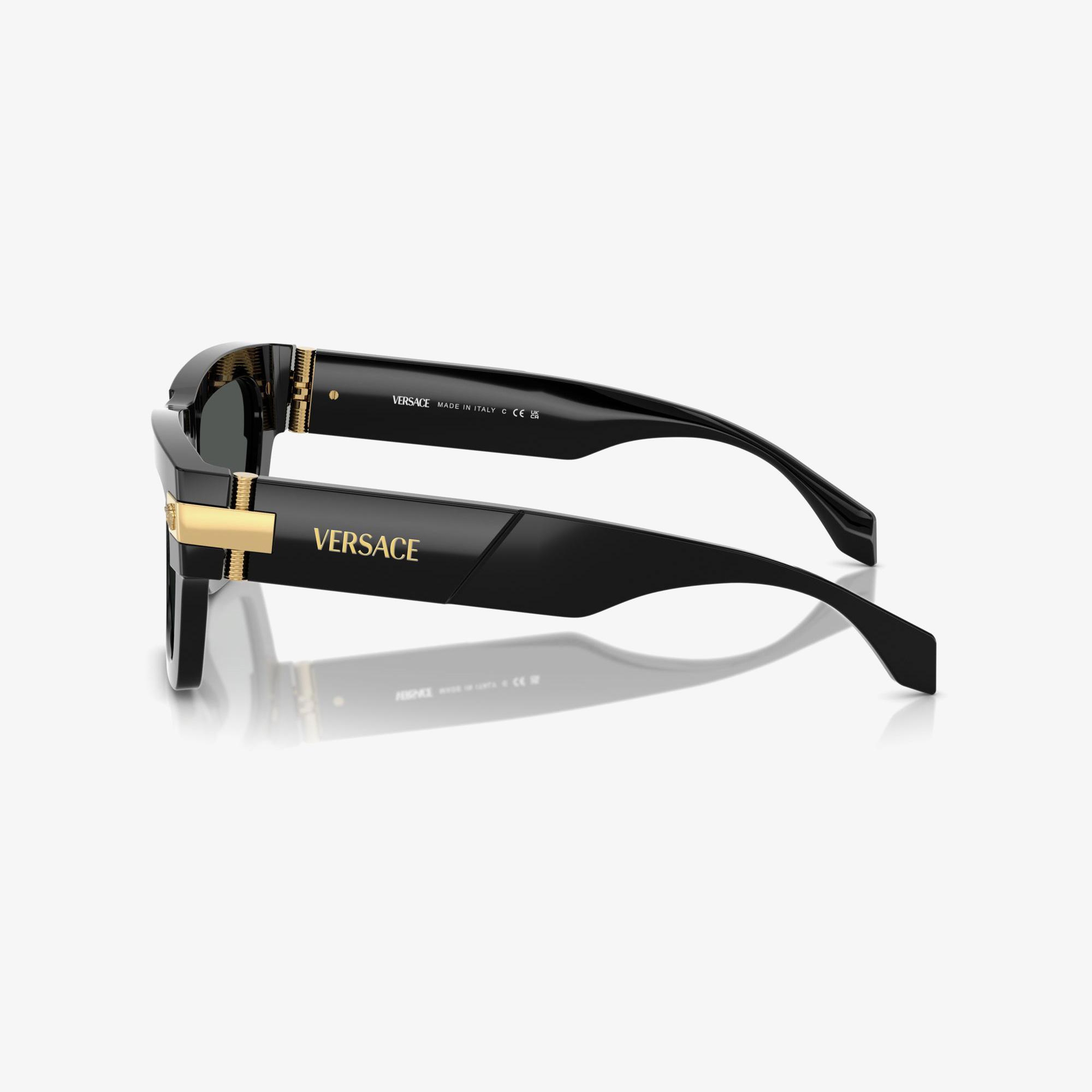 VERSACE Ve4464 Erkek Siyah Güneş Gözlüğü