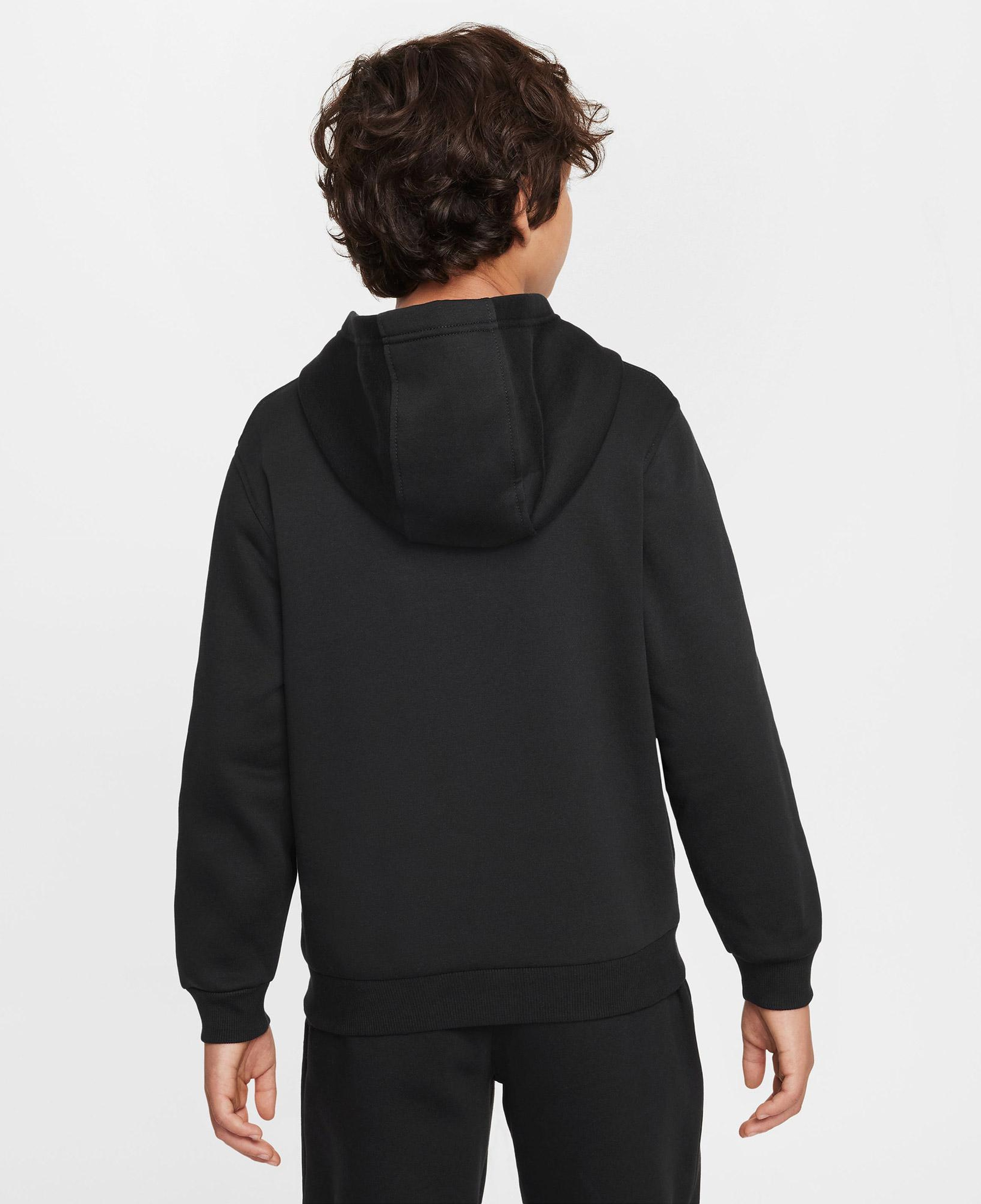 Nike Sportswear Club Fleece Çocuk Siyah Kapüşonlu Sweatshirt