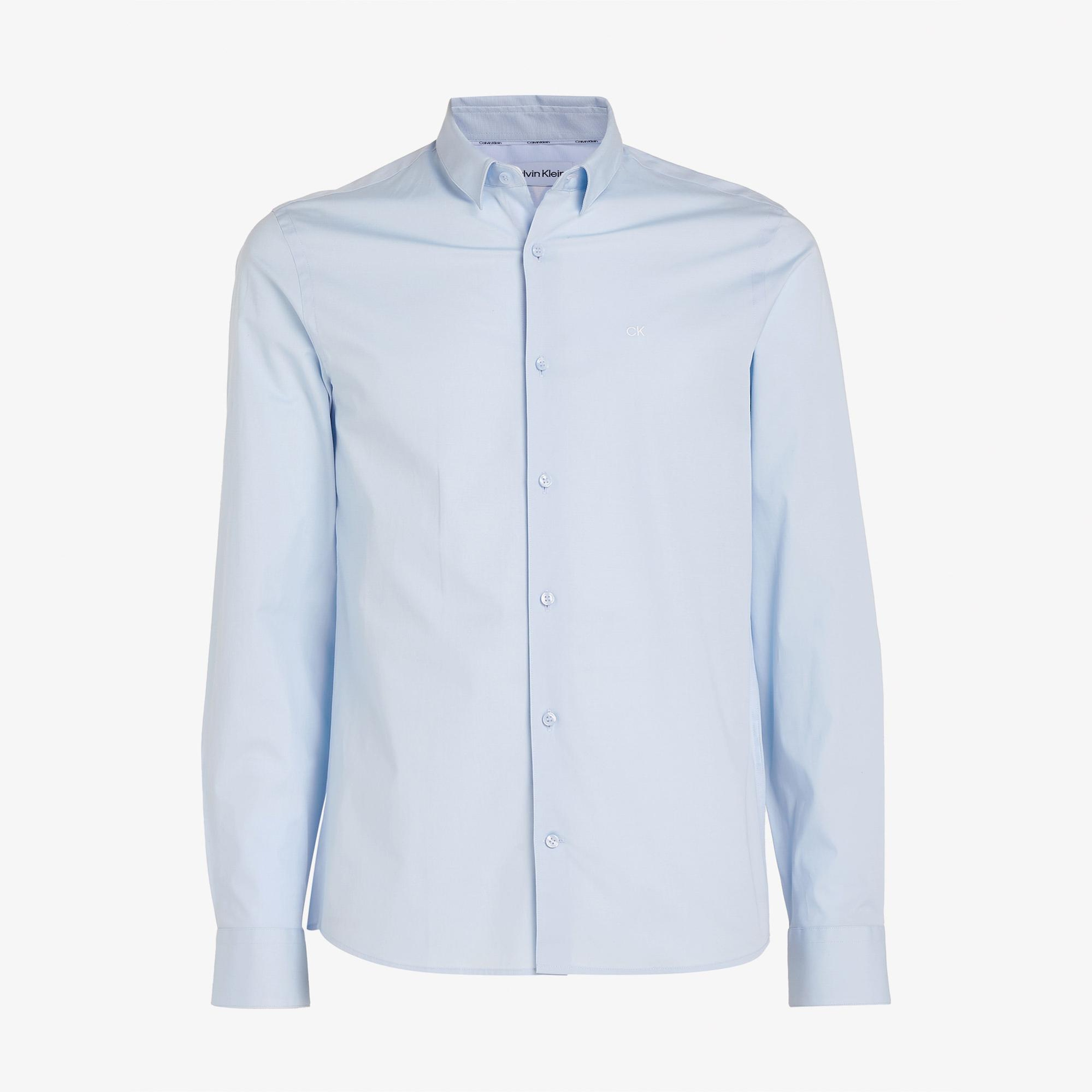 Calvin Klein Slim Erkek Mavi Gömlek