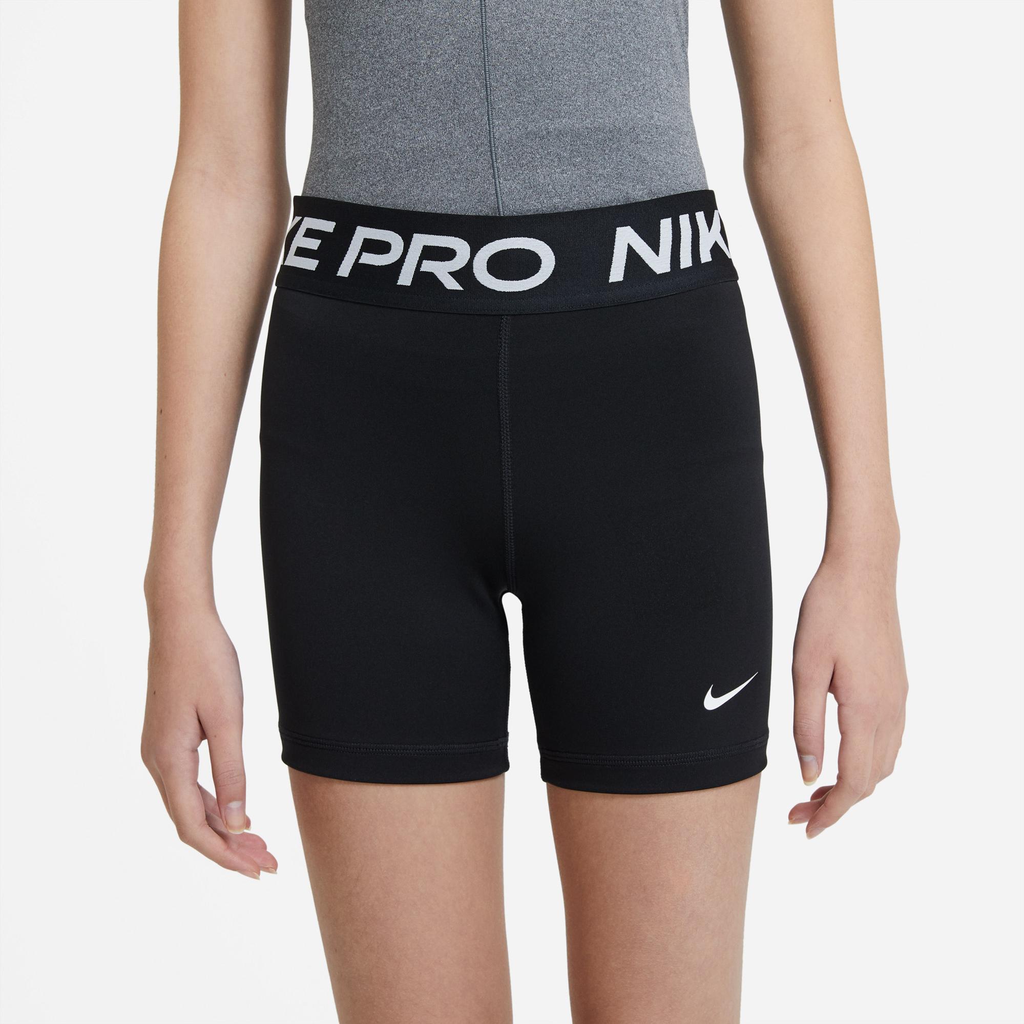 Nike Pro Dri-FIT 3in Çocuk Siyah Şort