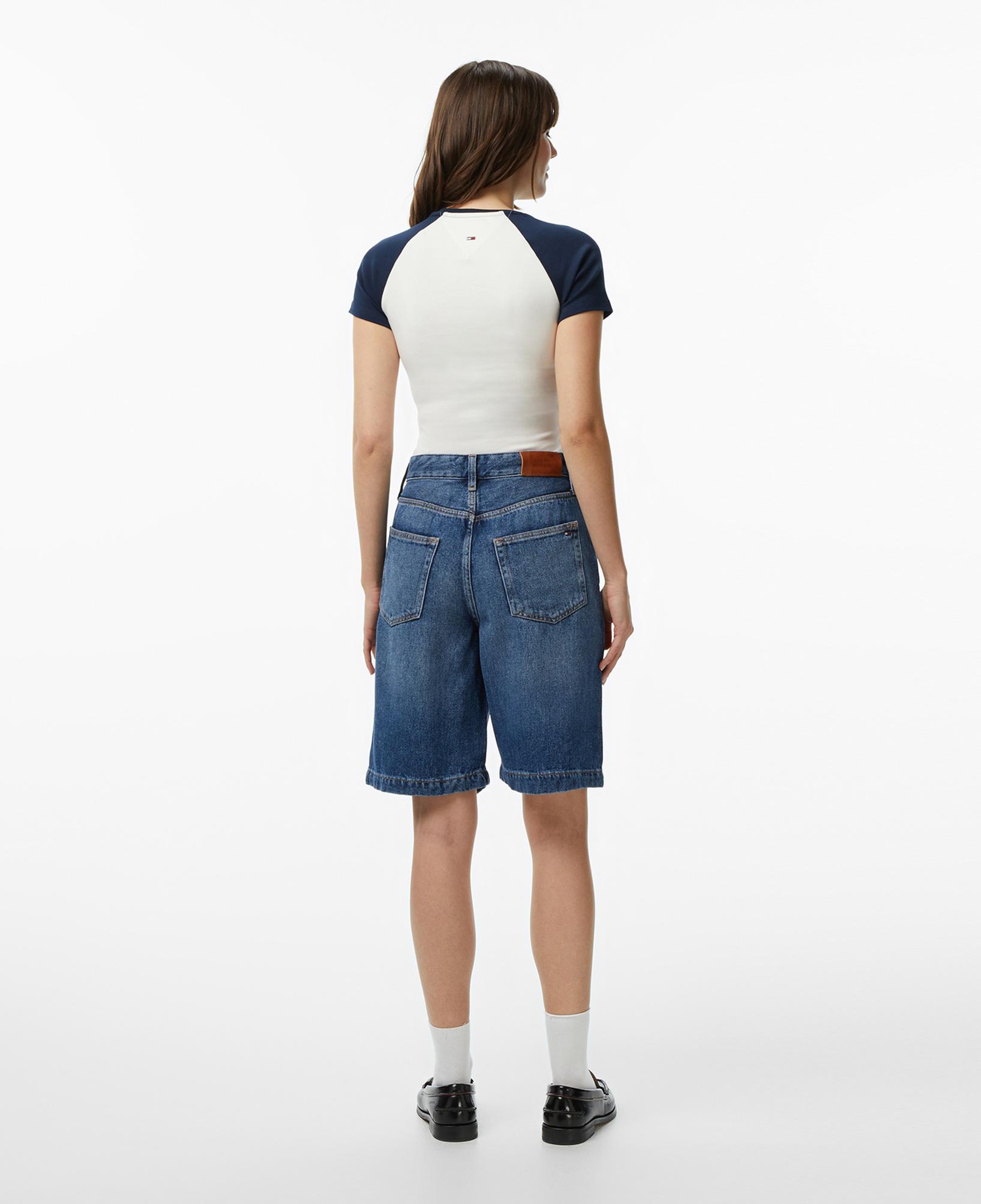 Tommy Hilfiger Fluid Vintage Tencel Kadın Mavi Şort