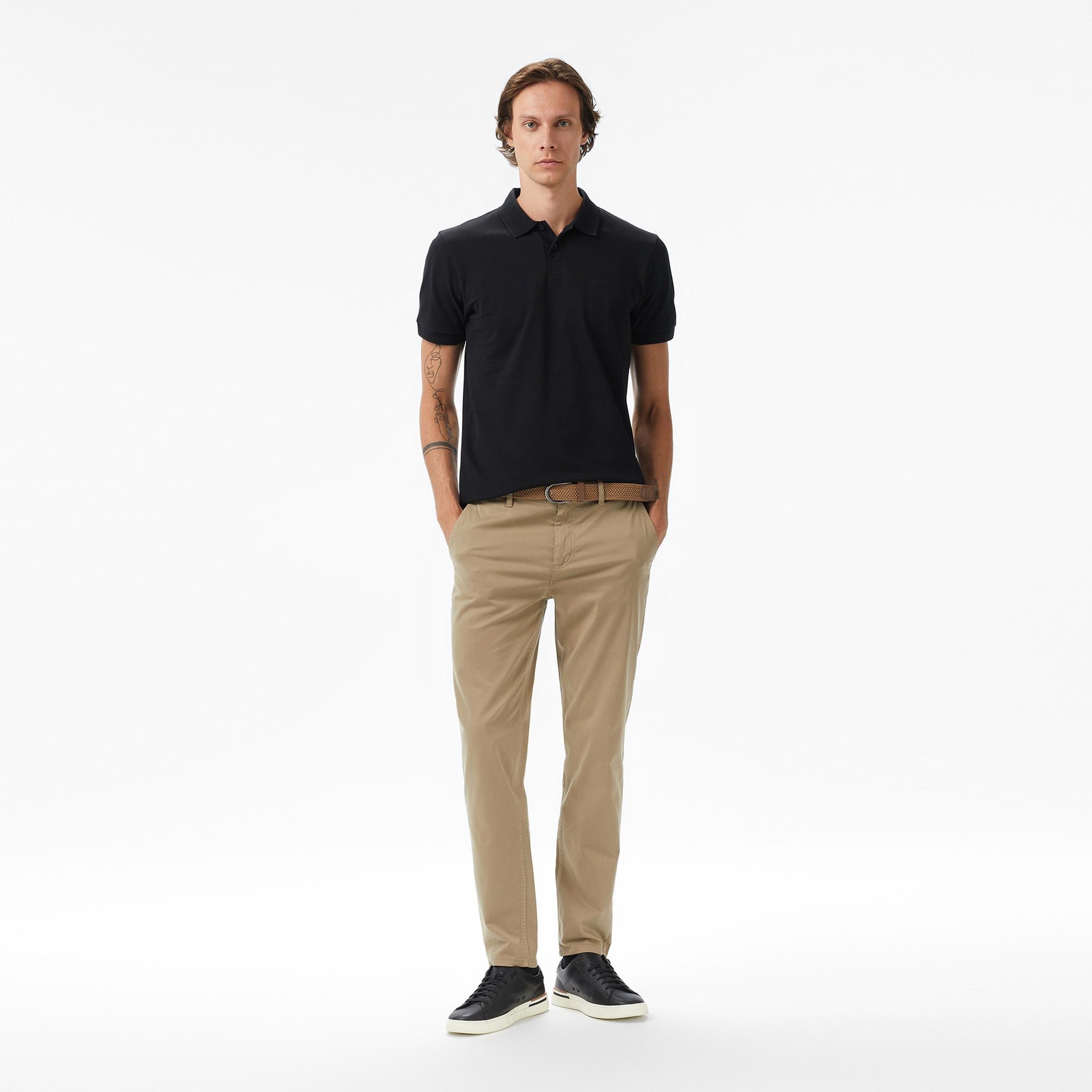 Boss Chino Erkek Kahverengi Pantolon
