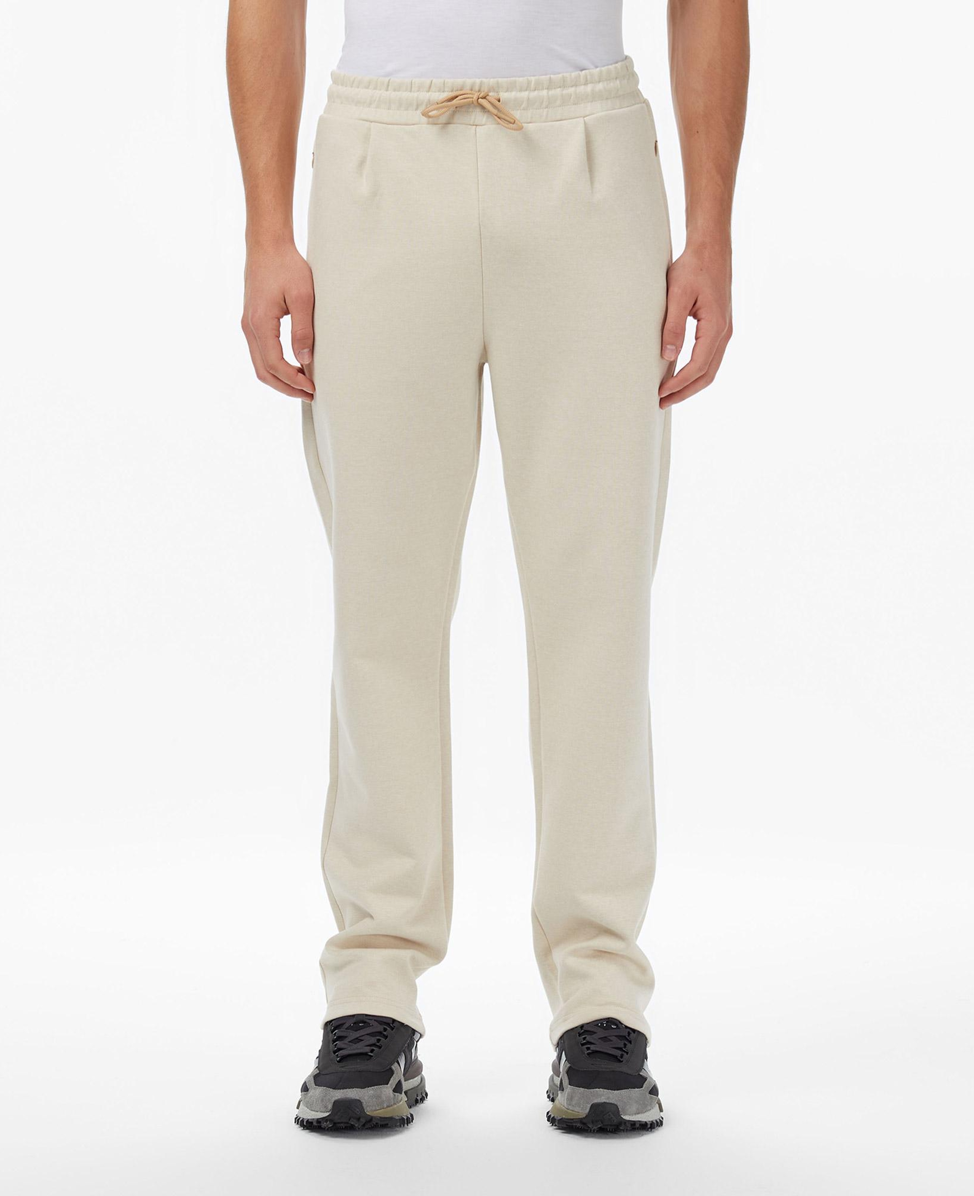 Lacoste Erkek Regular Fit Monogram Krem Eşofman Altı