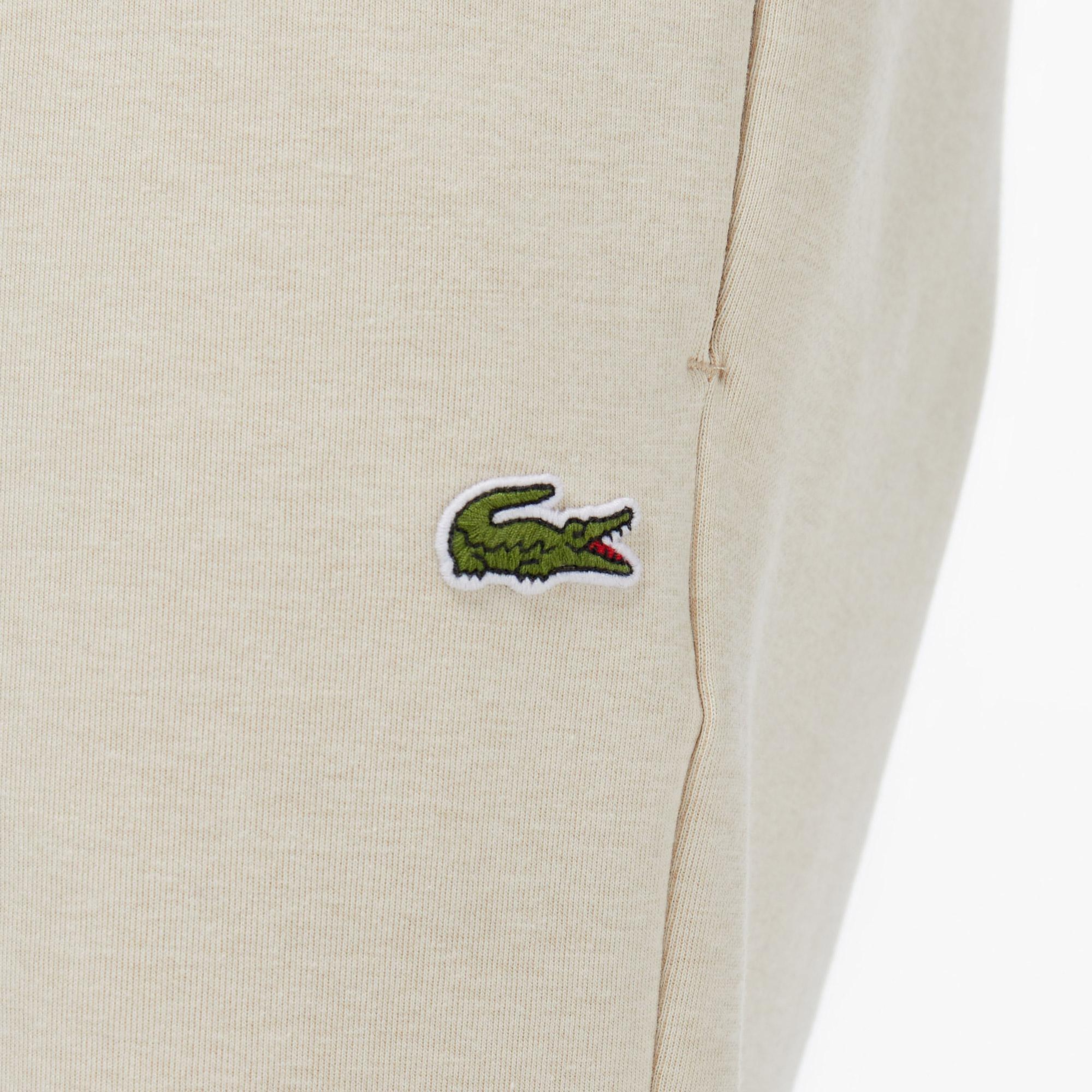 Lacoste Erkek Regular Fit Monogram Krem Eşofman Altı