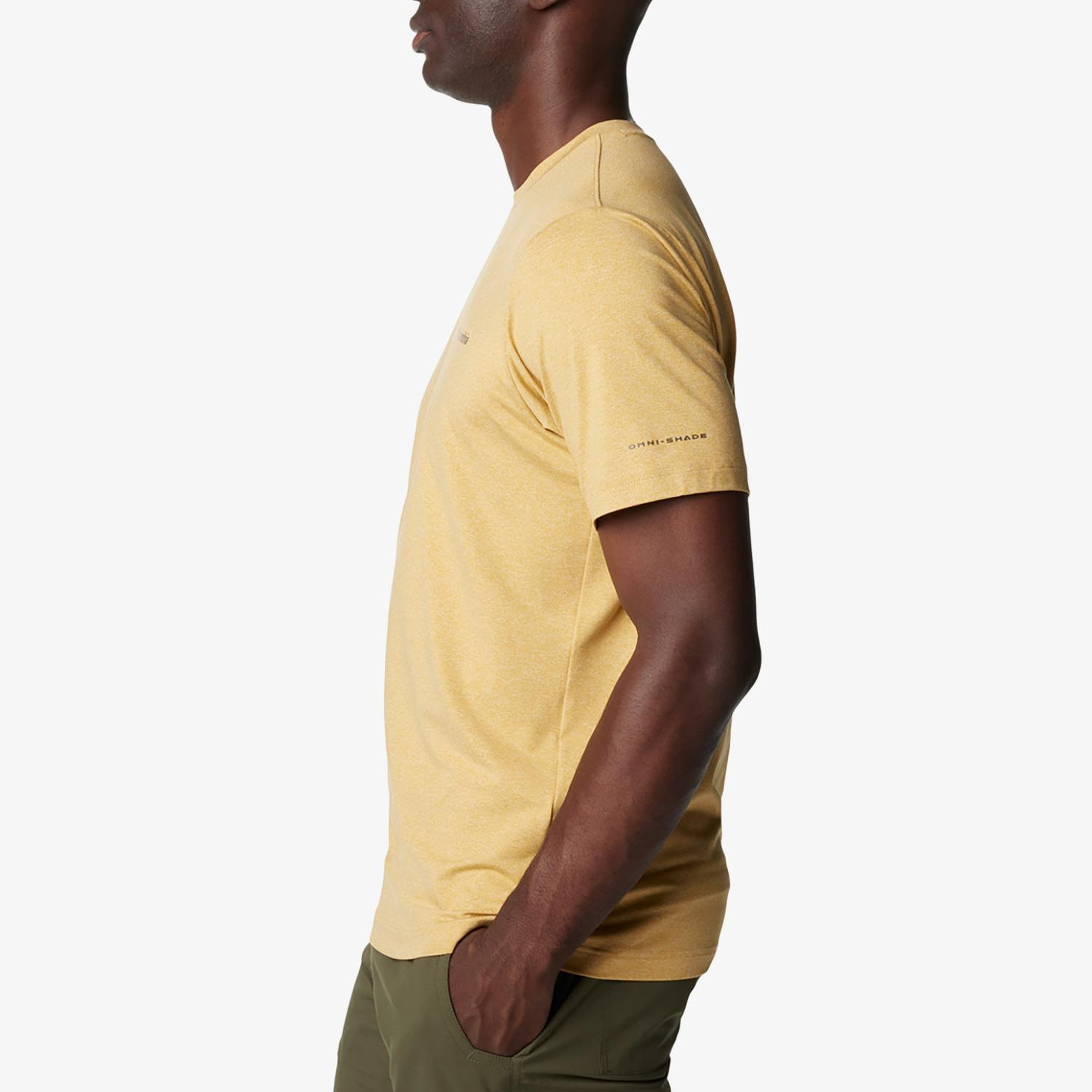 Columbia Erkek Sarı Günlük T-Shirt