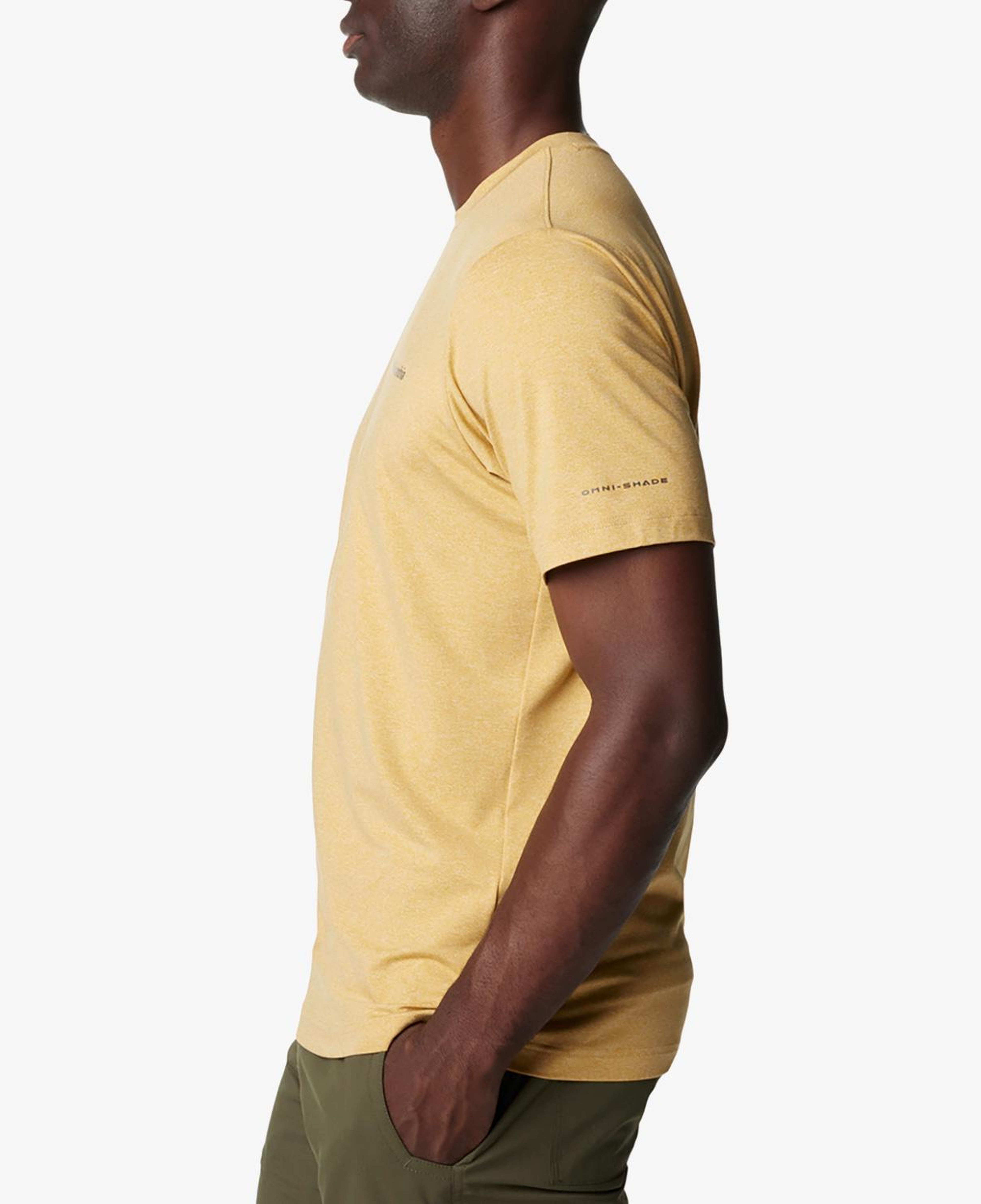 Columbia Erkek Sarı Günlük T-Shirt