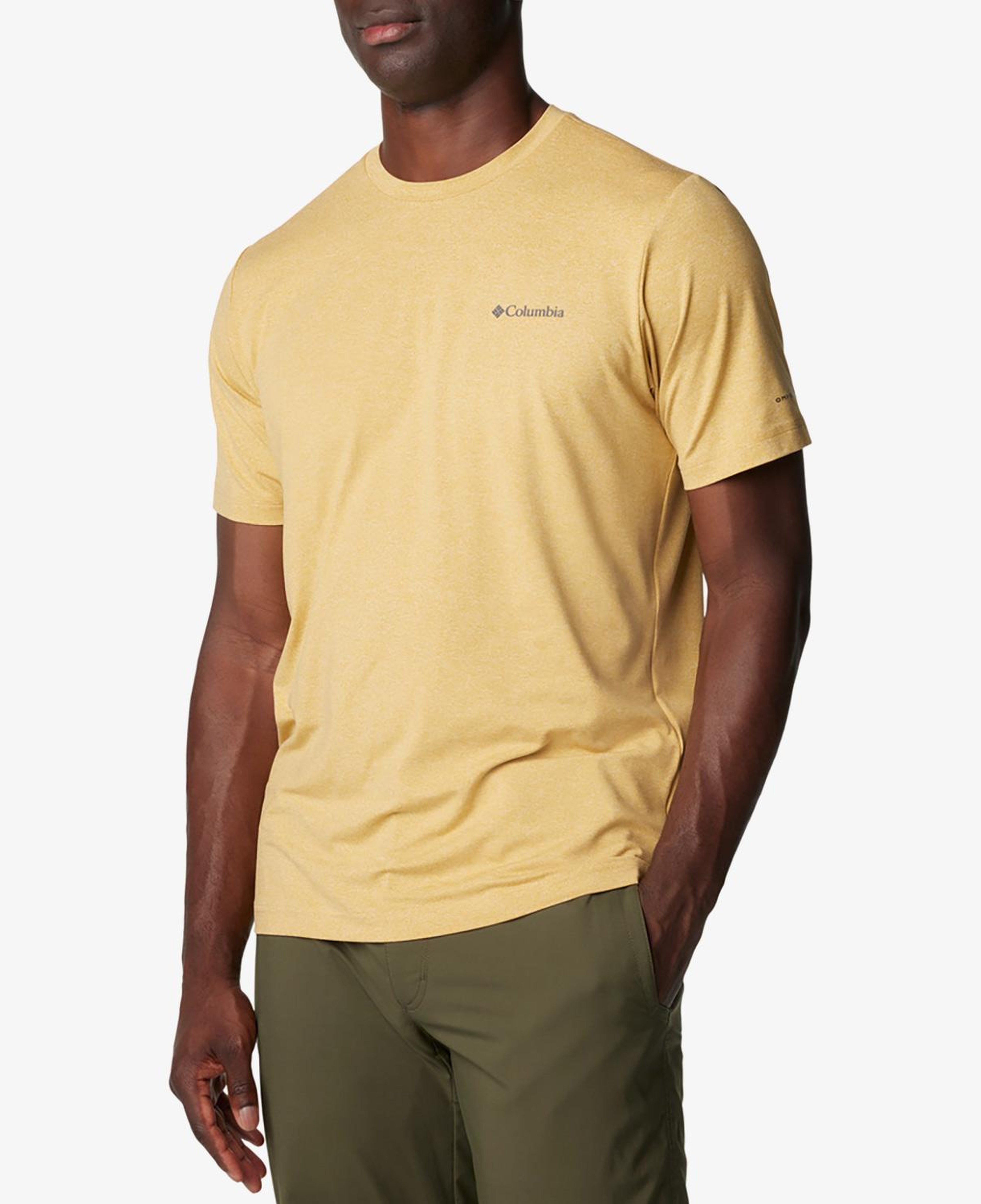 Columbia Erkek Sarı Günlük T-Shirt