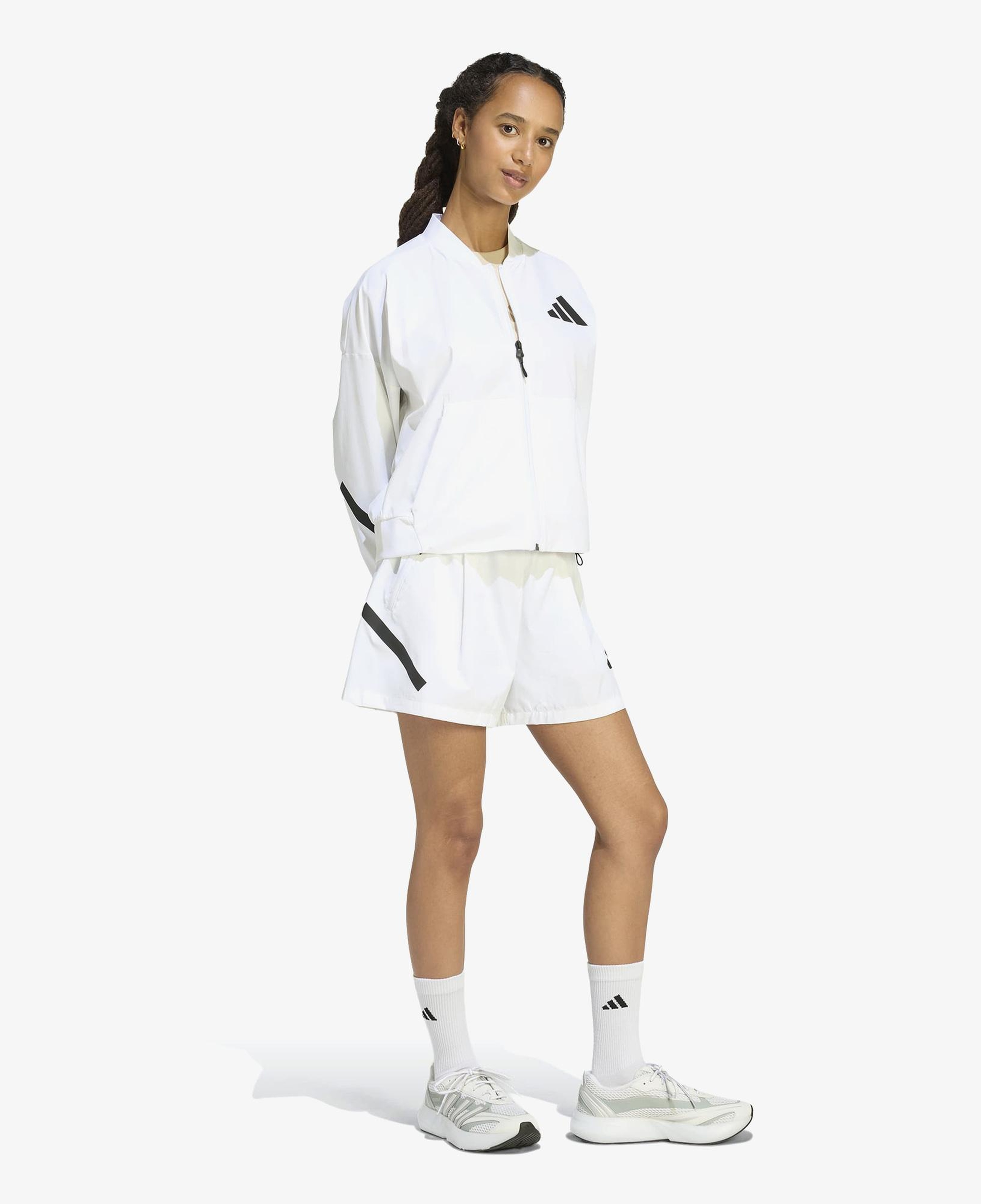adidas Z.N.E. Kadın Beyaz Şort