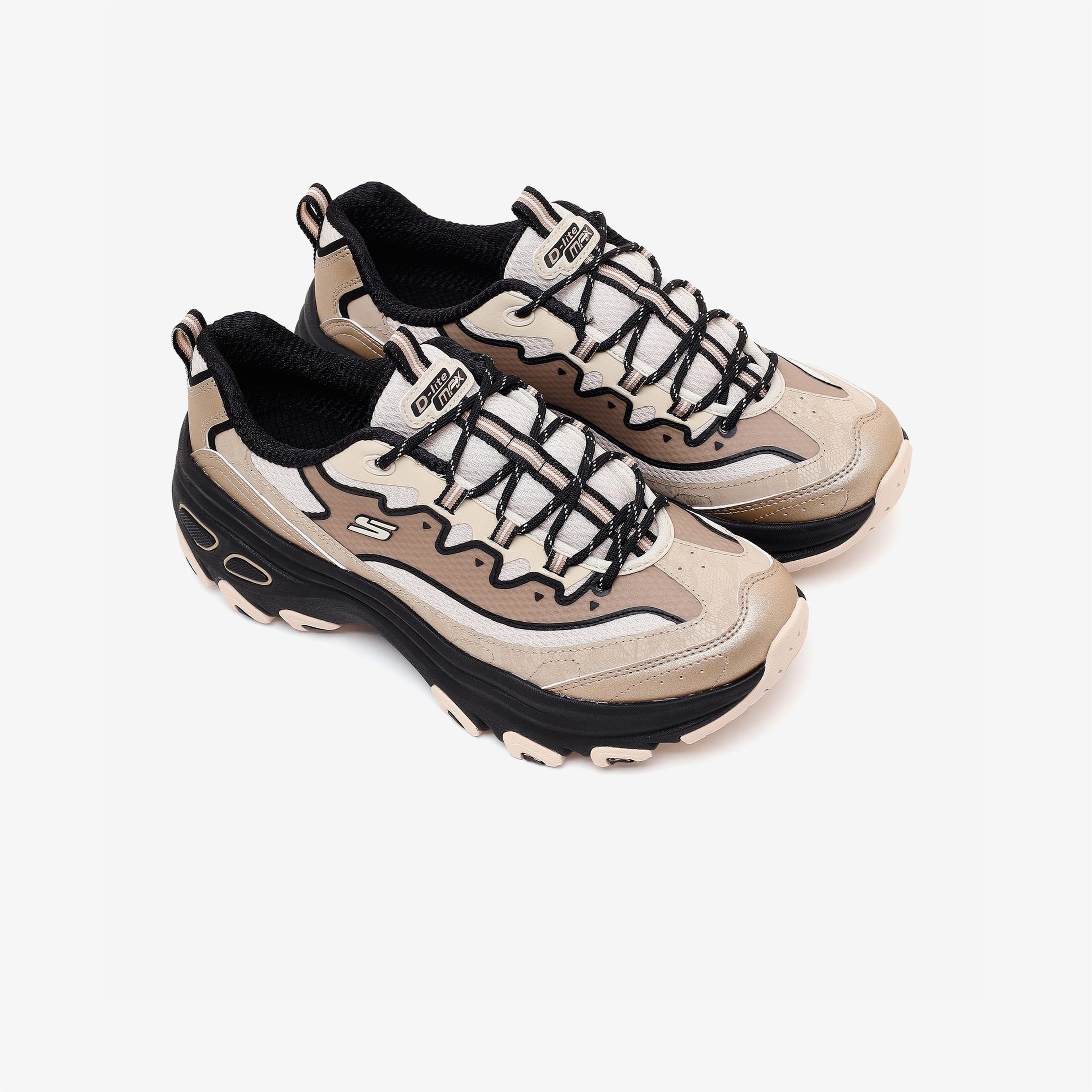 Skechers D'Lite Max Kadın Bej Spor Ayakkabı
