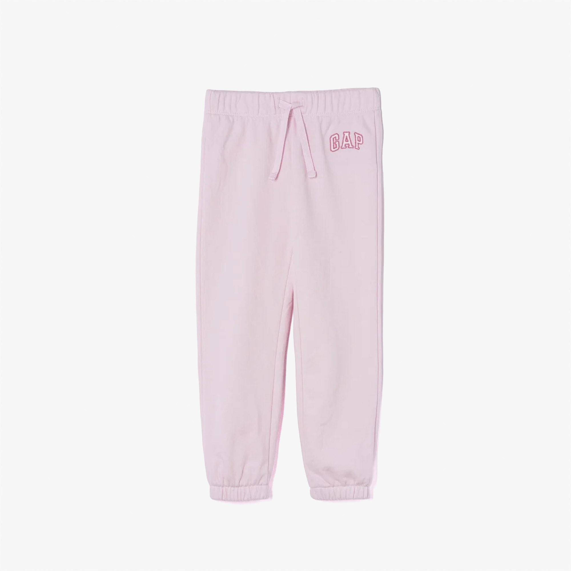 Gap V-French Logo Çocuk Pembe Eşofman Altı