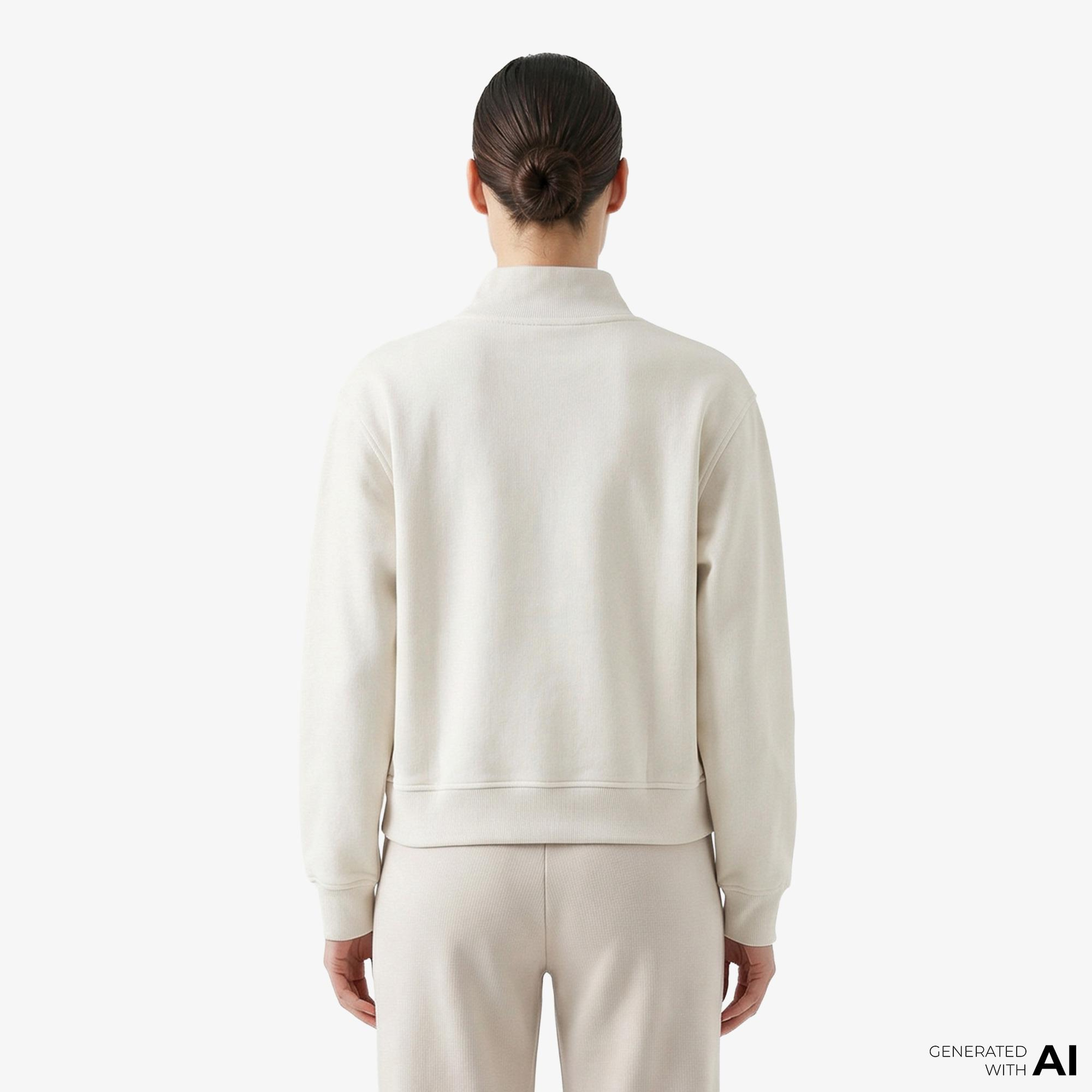 Anta Fearless Trip Kadın Beyaz Sweatshirt