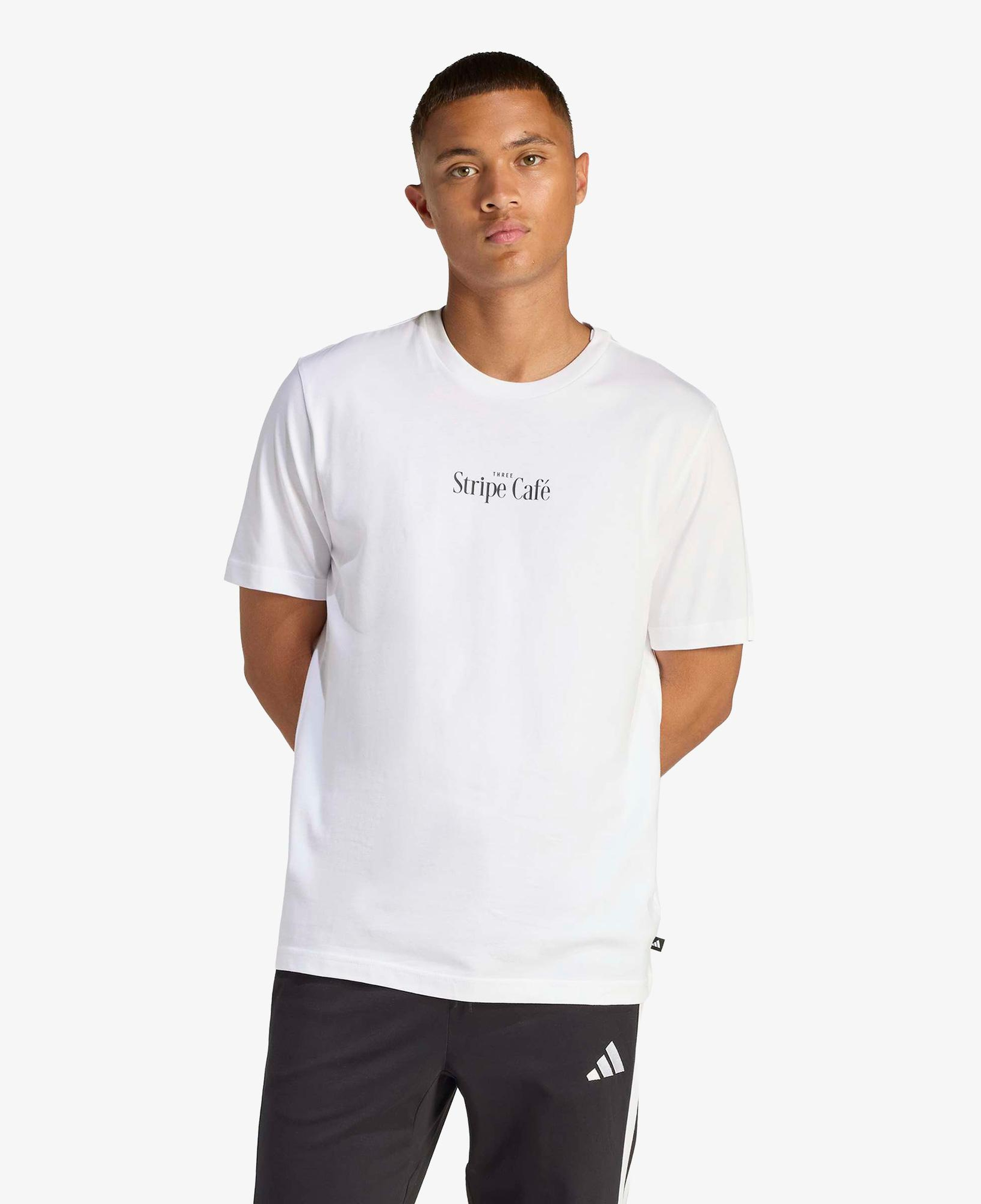 adidas Donut Box Erkek Beyaz T-Shirt