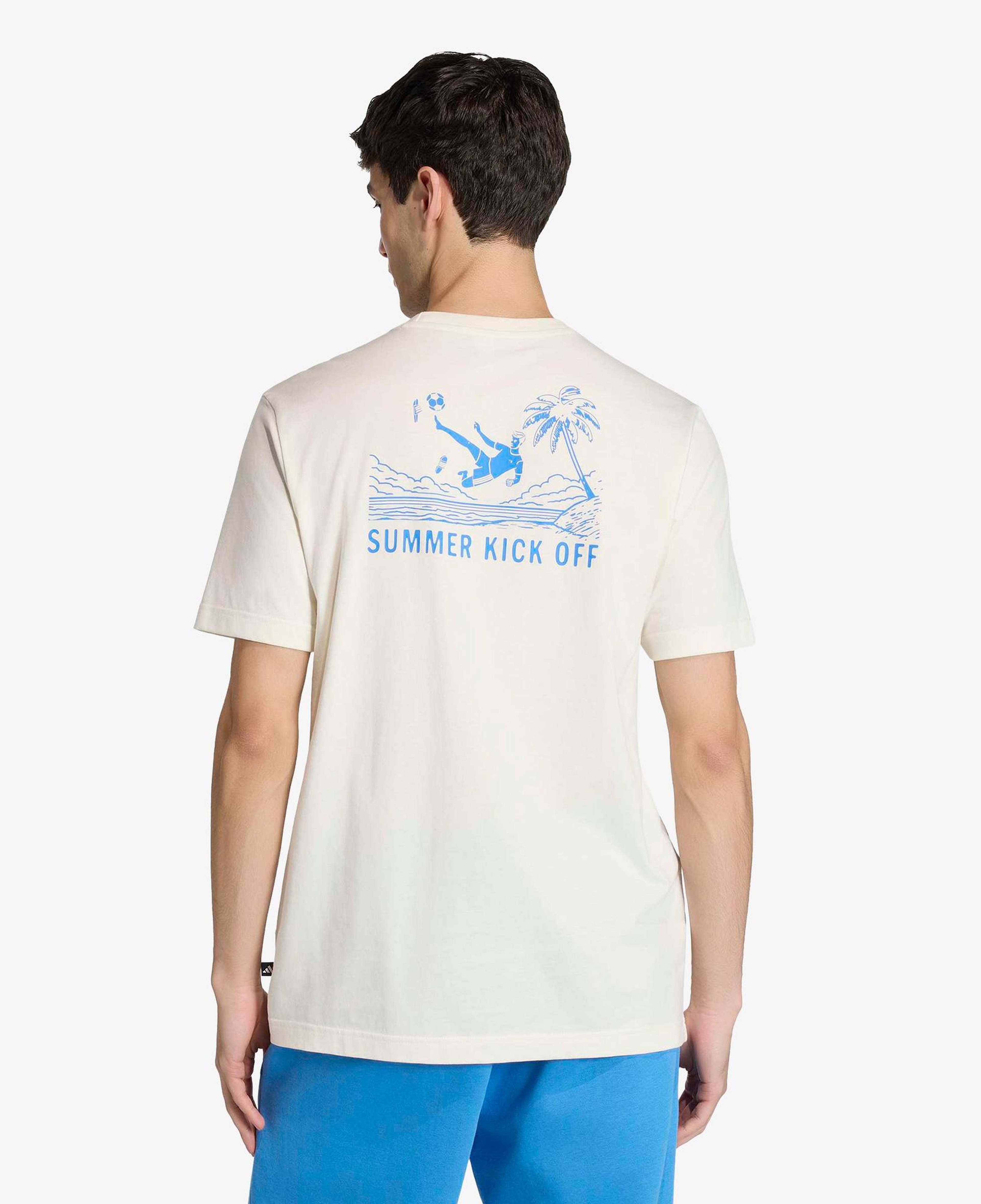 adidas Slide Erkek Beyaz T-Shirt