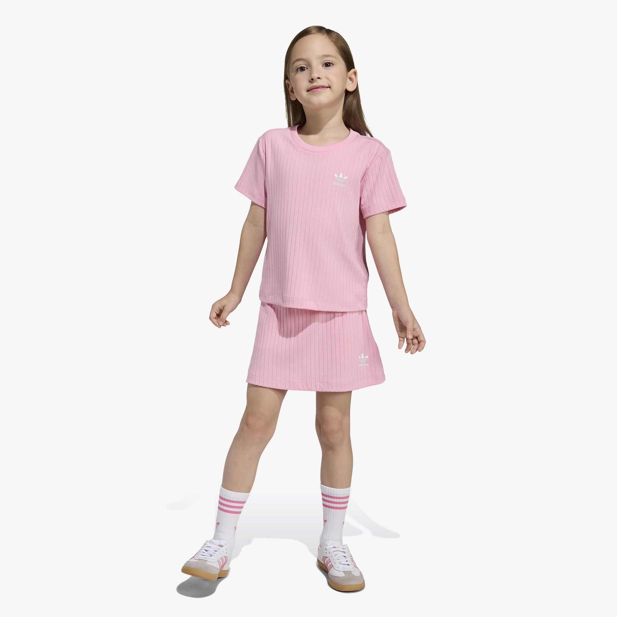 adidas Skort Tee Set Çocuk Pembe Şort Takımı