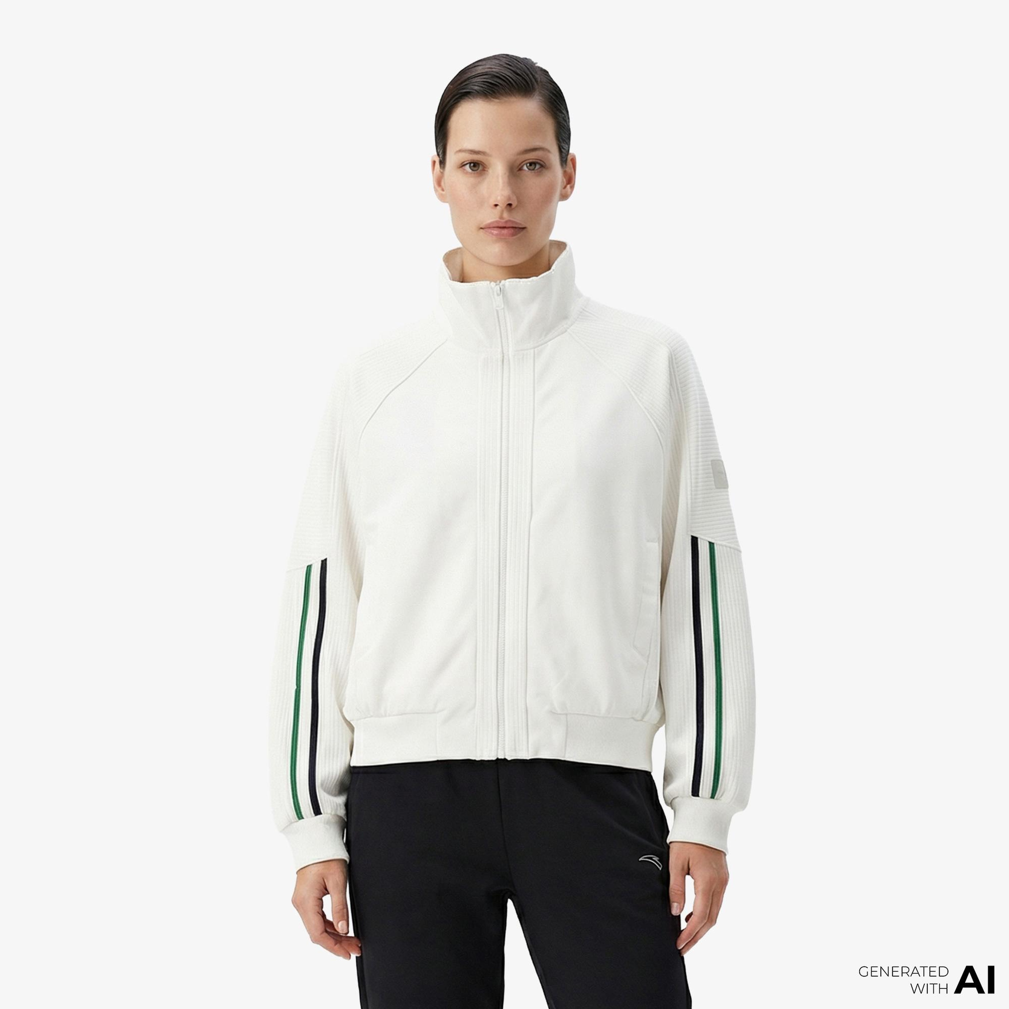 Anta Fearless Trip Kadın Krem Sweatshirt