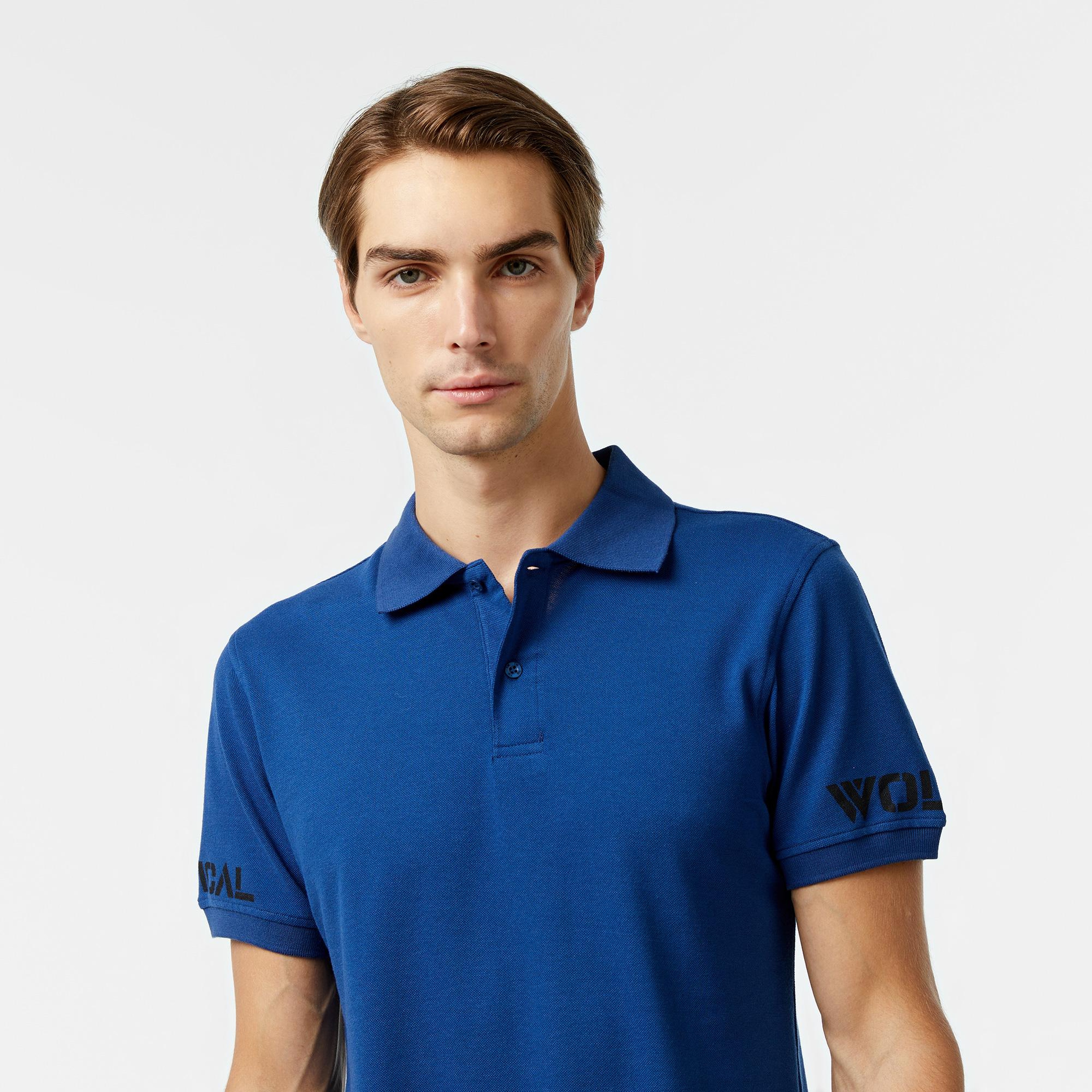Tacticalwolves Tactical Raft Erkek Mavi Polo
