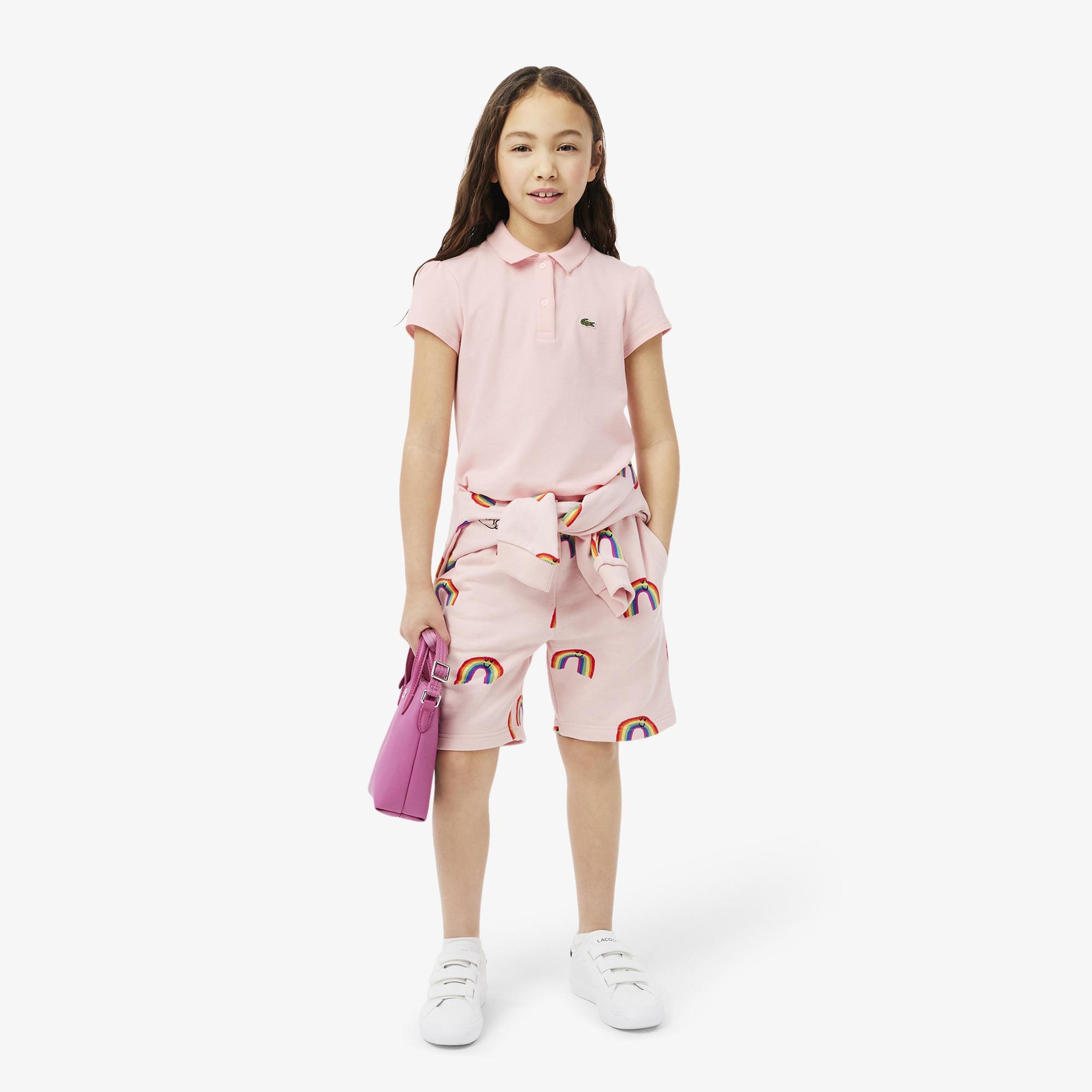 Lacoste Kız Çocuk Pembe Polo