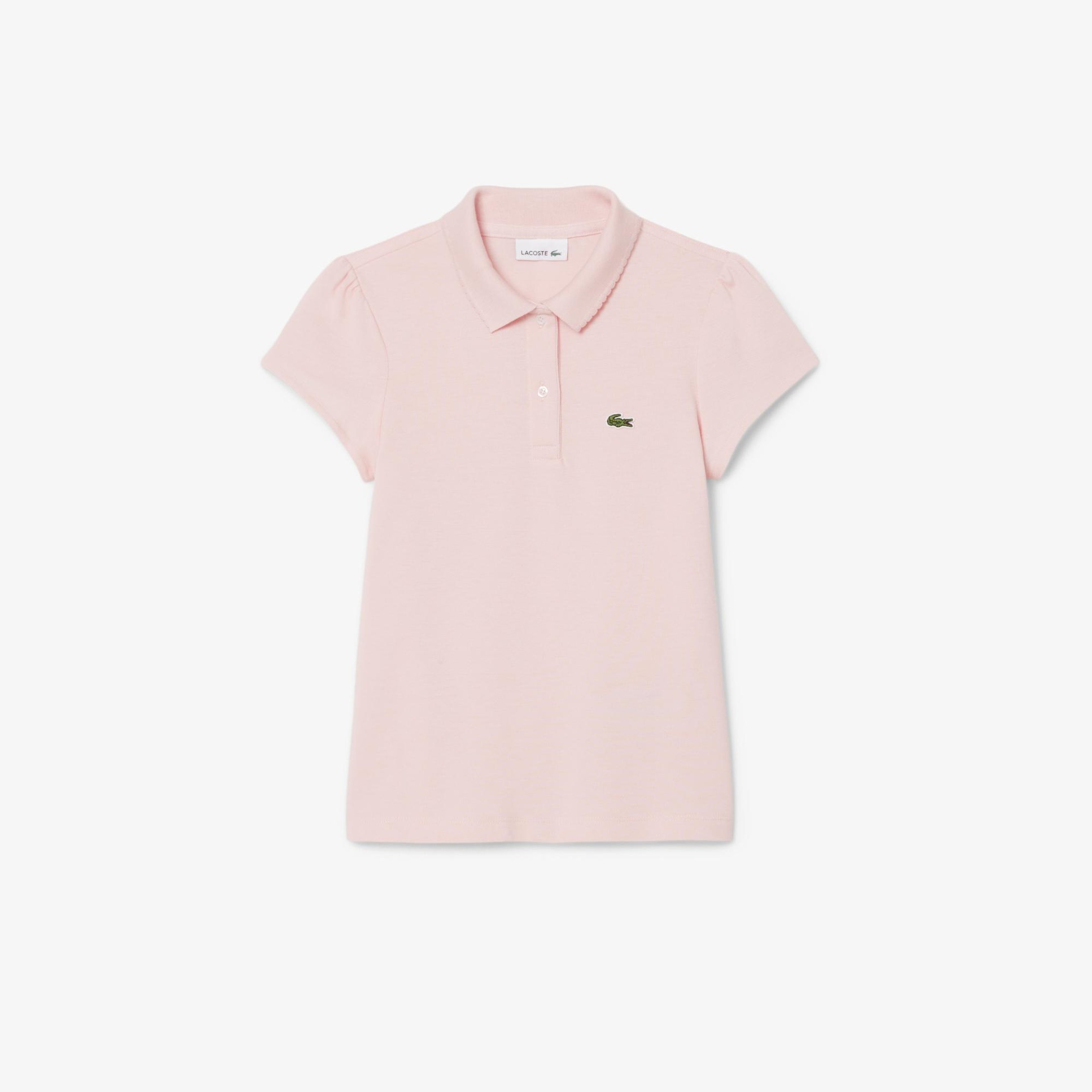Lacoste Kız Çocuk Pembe Polo