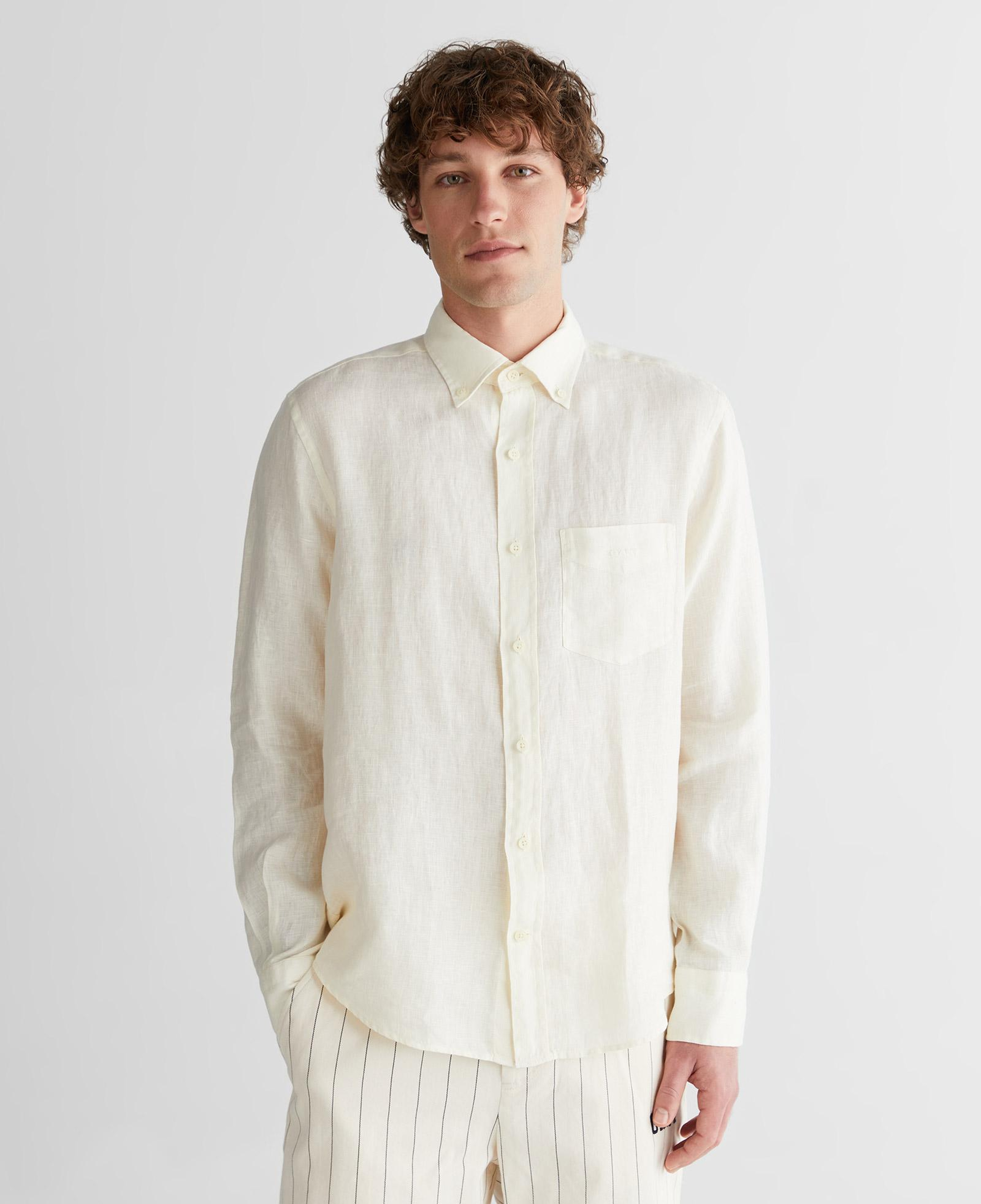 GANT Erkek Beyaz Regular Fit Gömlek