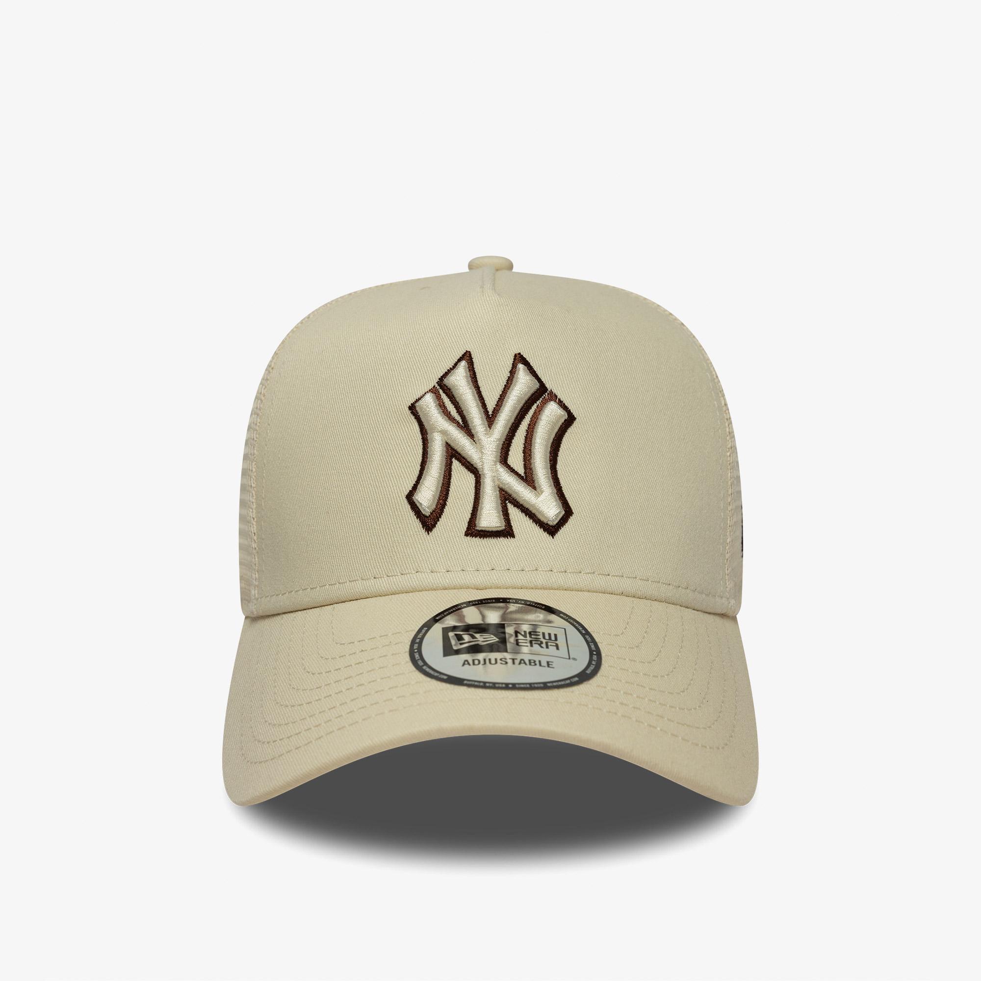 New Era Outline Ef Trucker Neyyan Unisex Bej Şapka