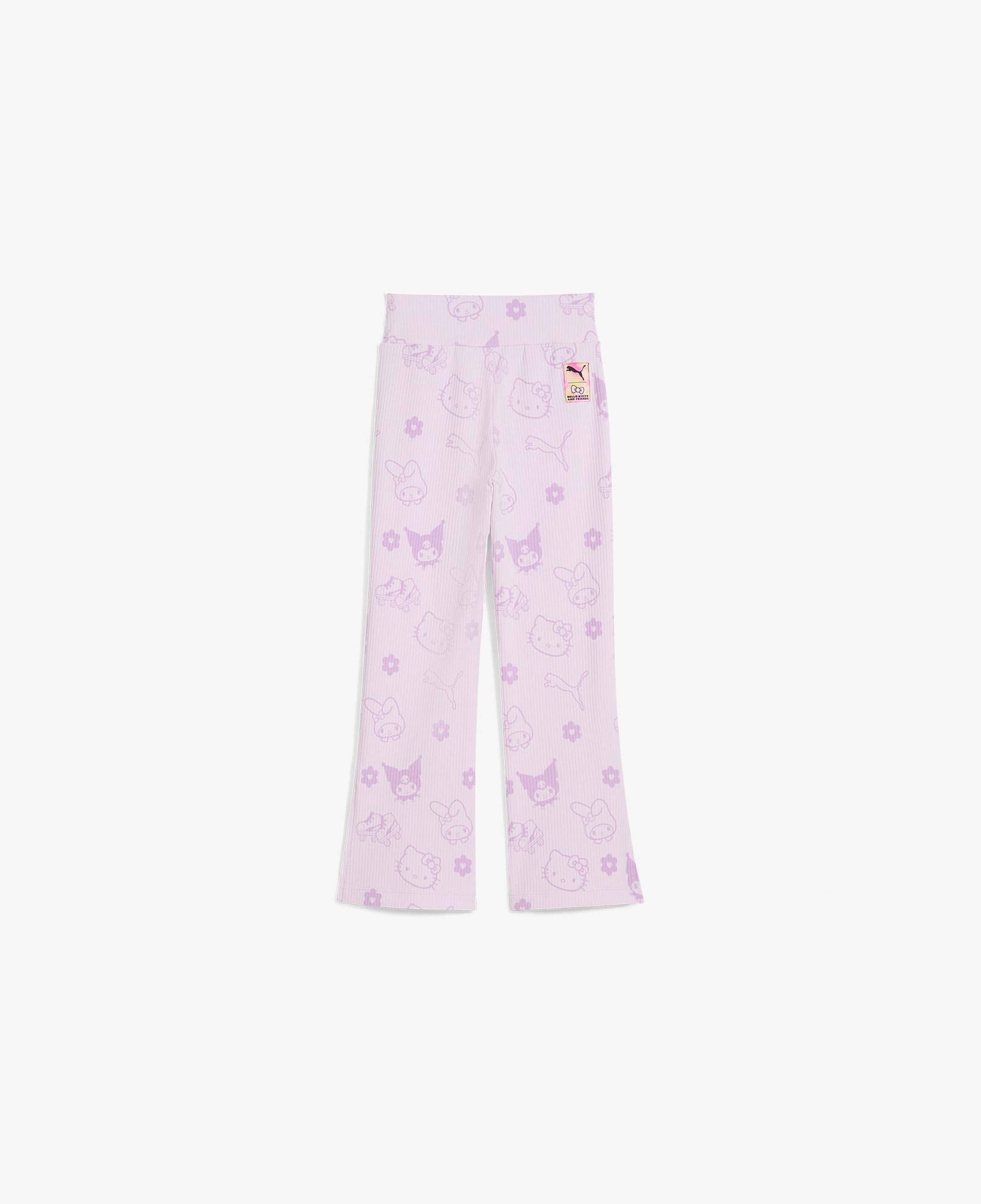 Puma X Hello Kitty Friends Flared Çocuk Mor Tayt