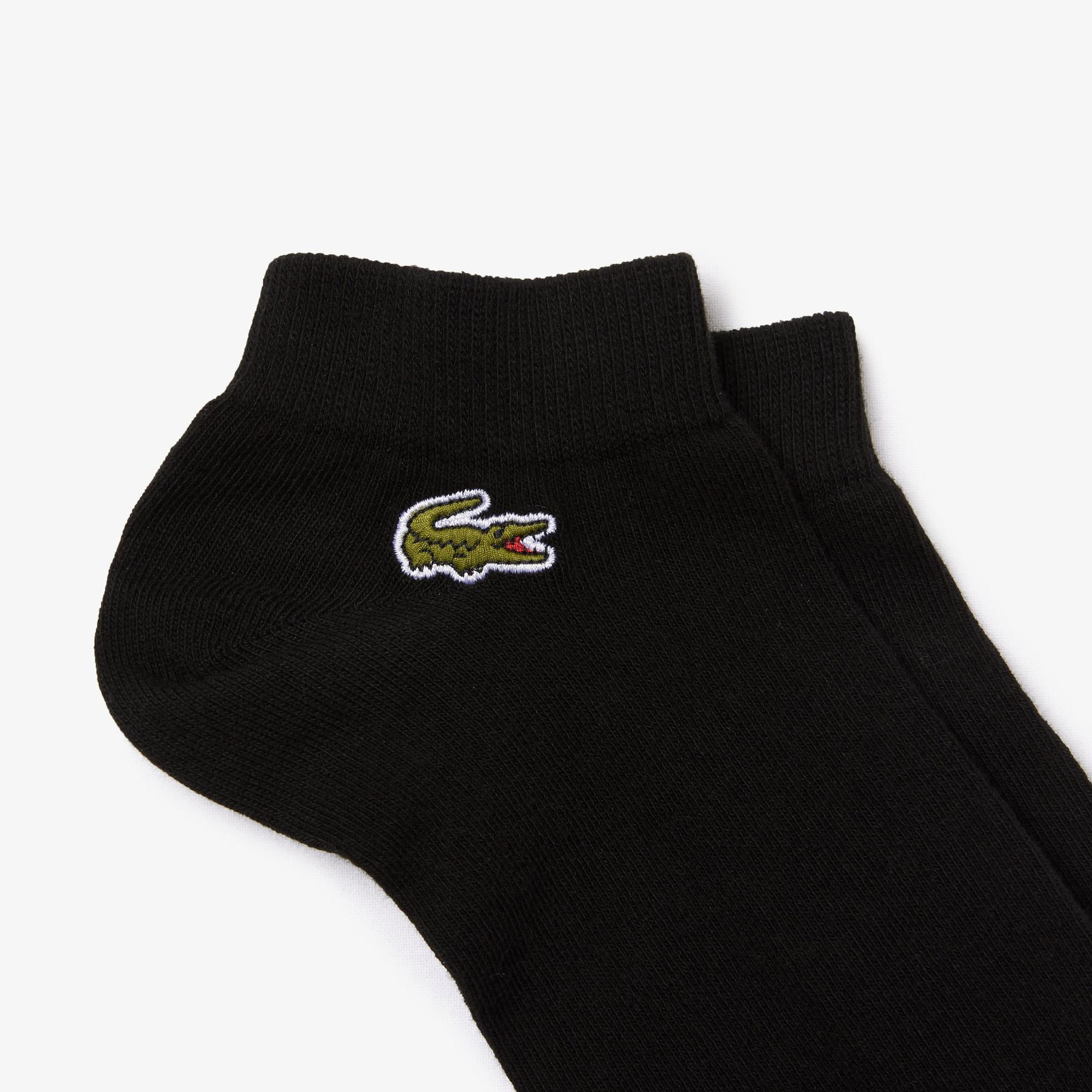 Lacoste Unisex 3'lü Siyah Çorap