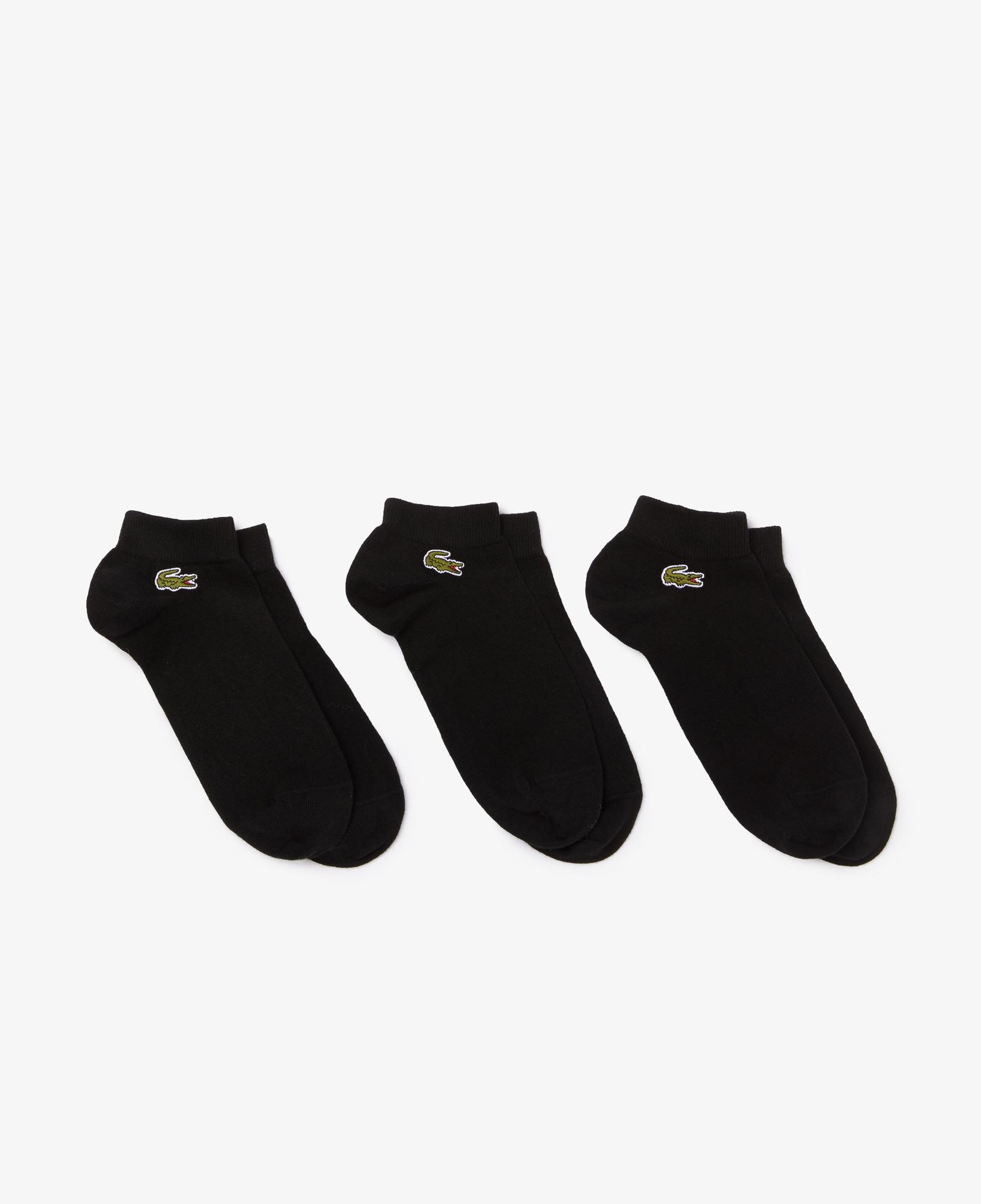 Lacoste Unisex 3'lü Siyah Çorap