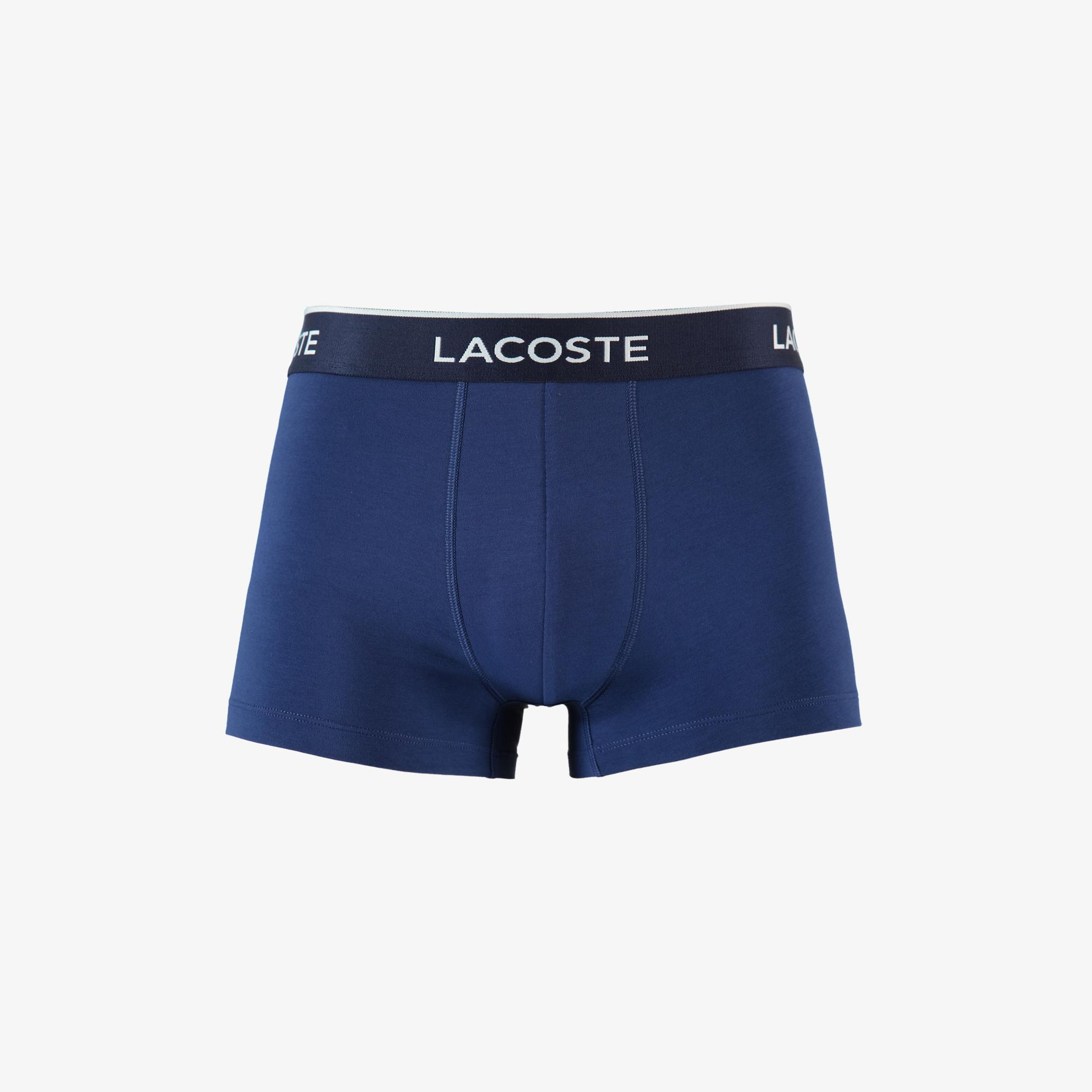 Lacoste Erkek 3'lü Renkli Boxer