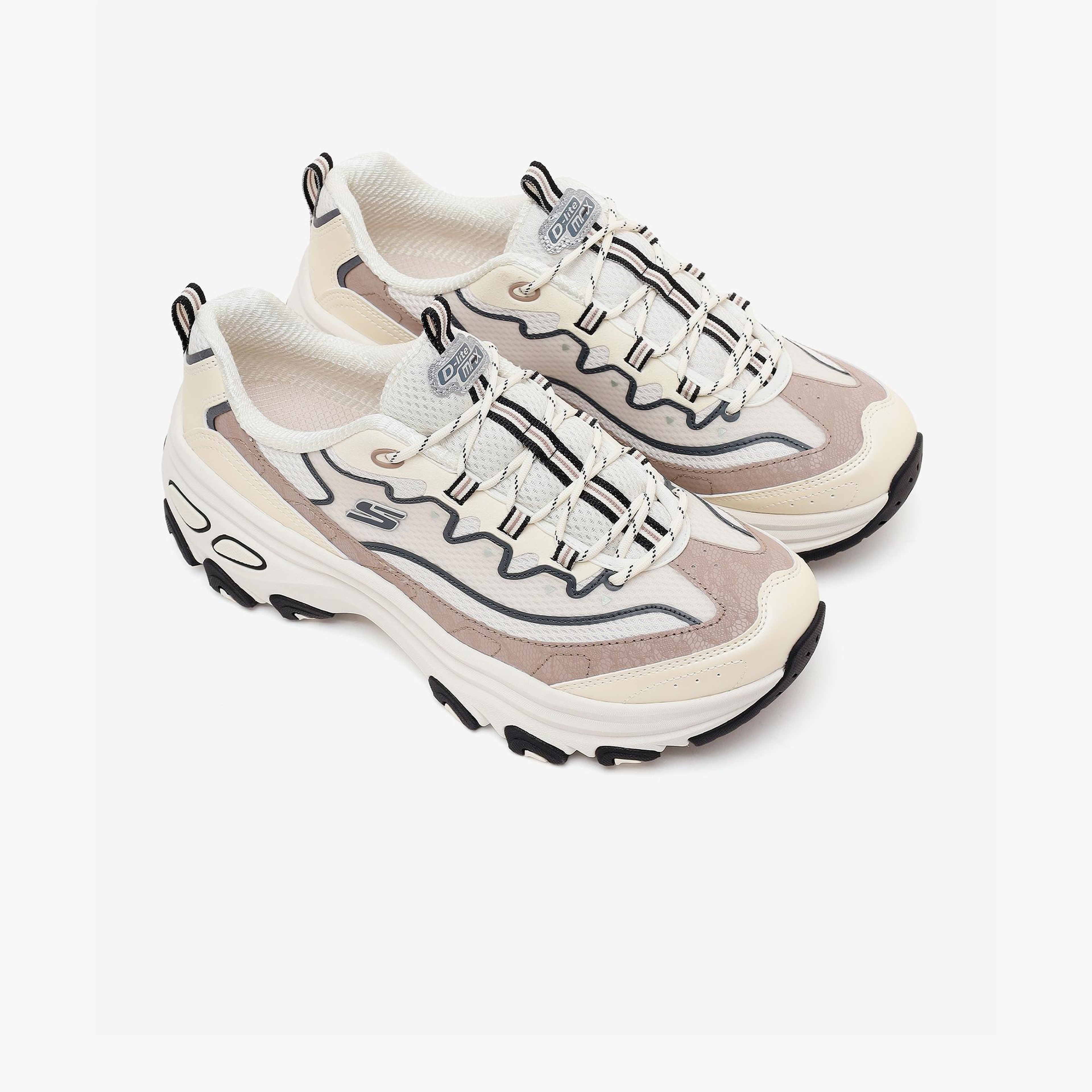 Skechers D'Lite Max Kadın Beyaz Spor Ayakkabı