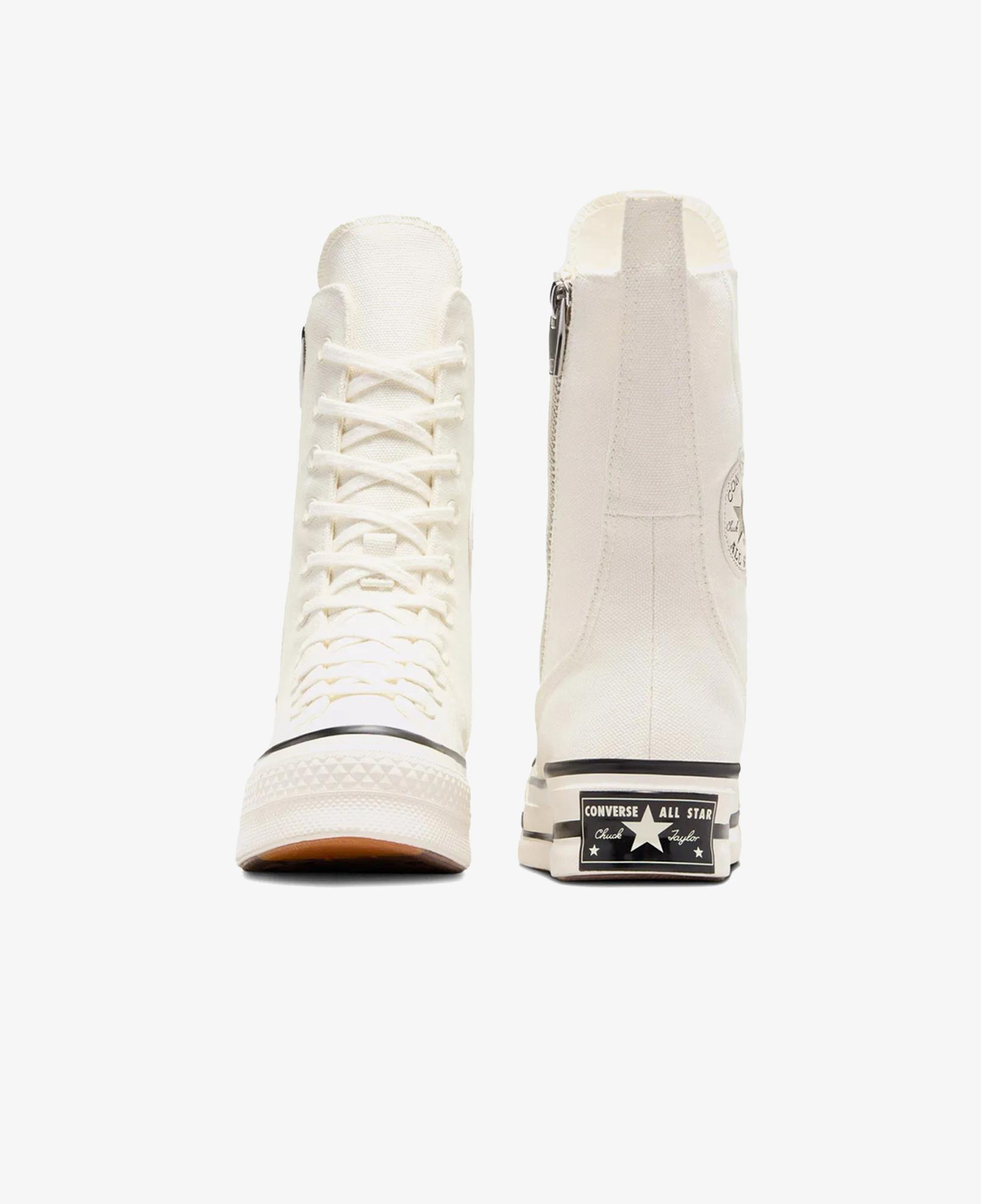 Converse Chuck 70 Plus XHi Unisex Krem Platform Sneaker