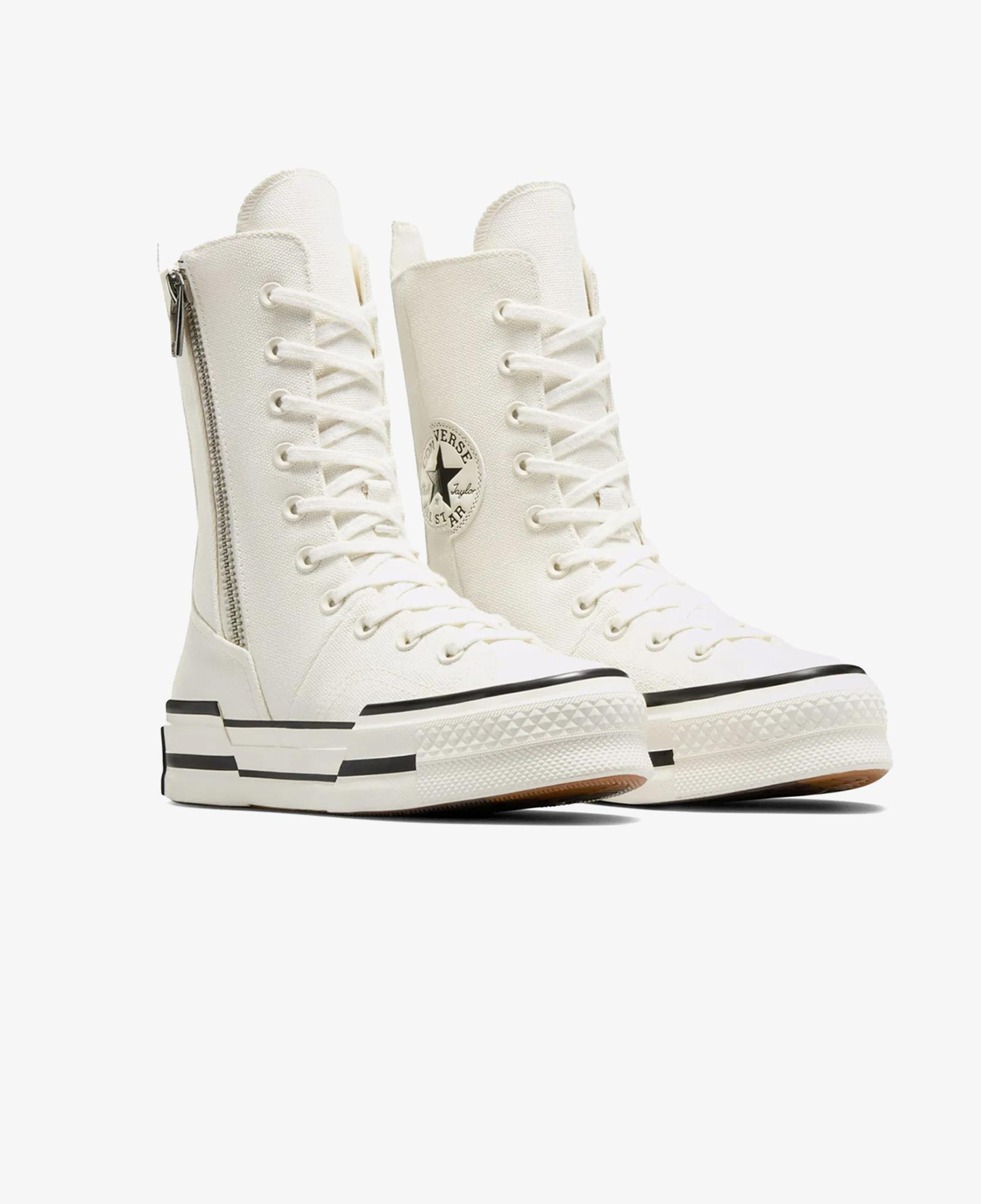 Converse Chuck 70 Plus XHi Unisex Krem Platform Sneaker