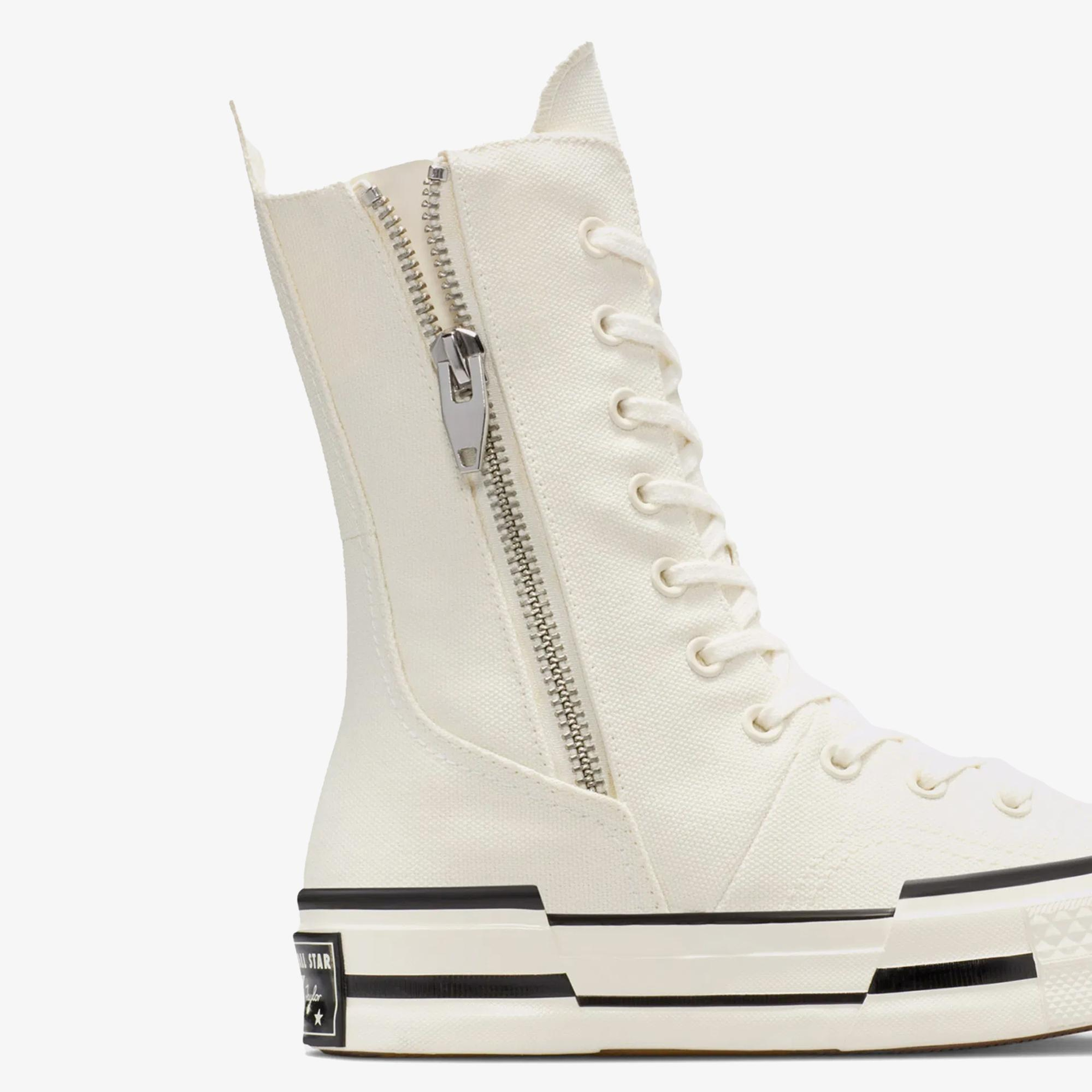 Converse Chuck 70 Plus XHi Unisex Krem Platform Sneaker