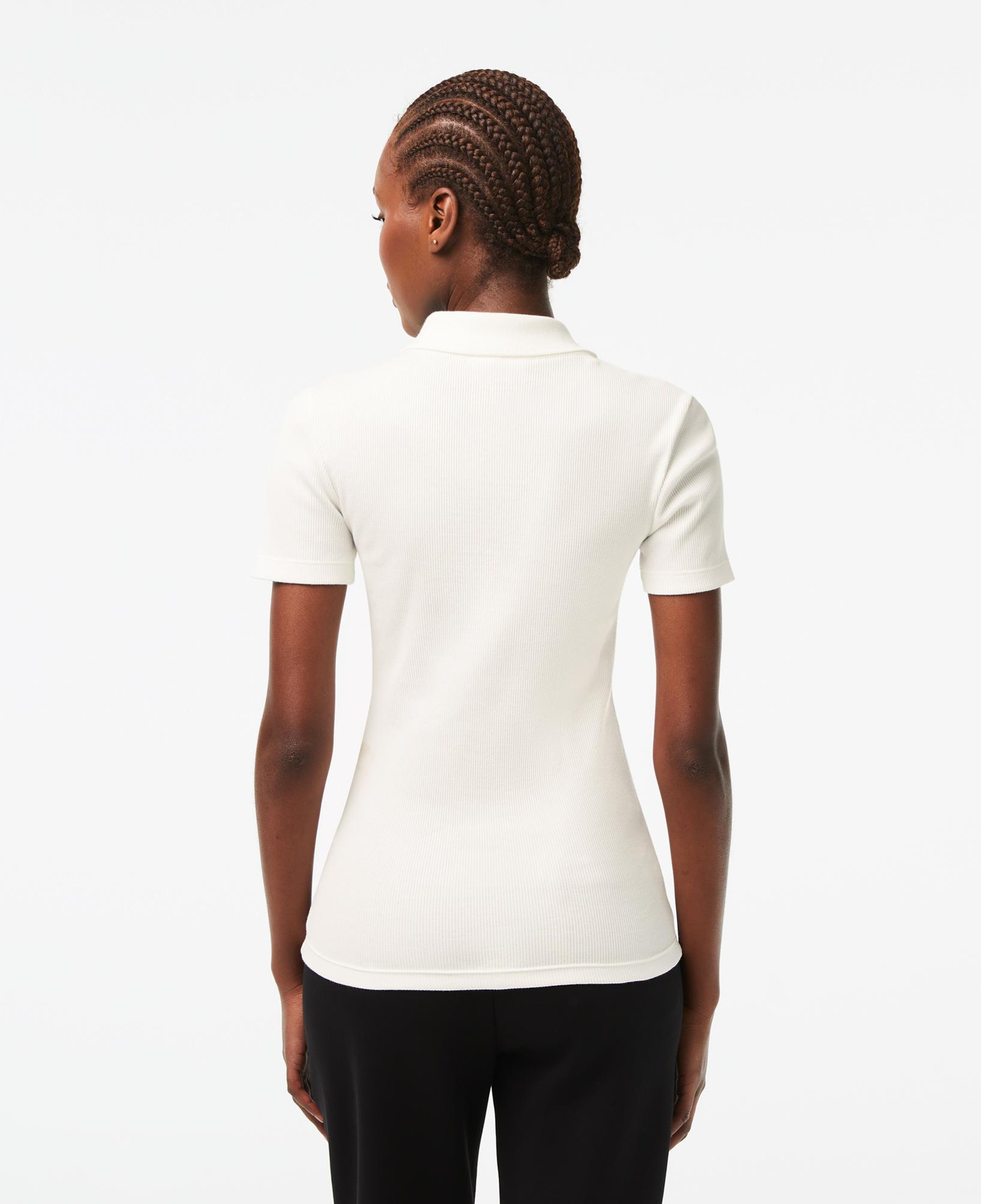 Lacoste L.12.D Kadın Slim Fit Beyaz Polo