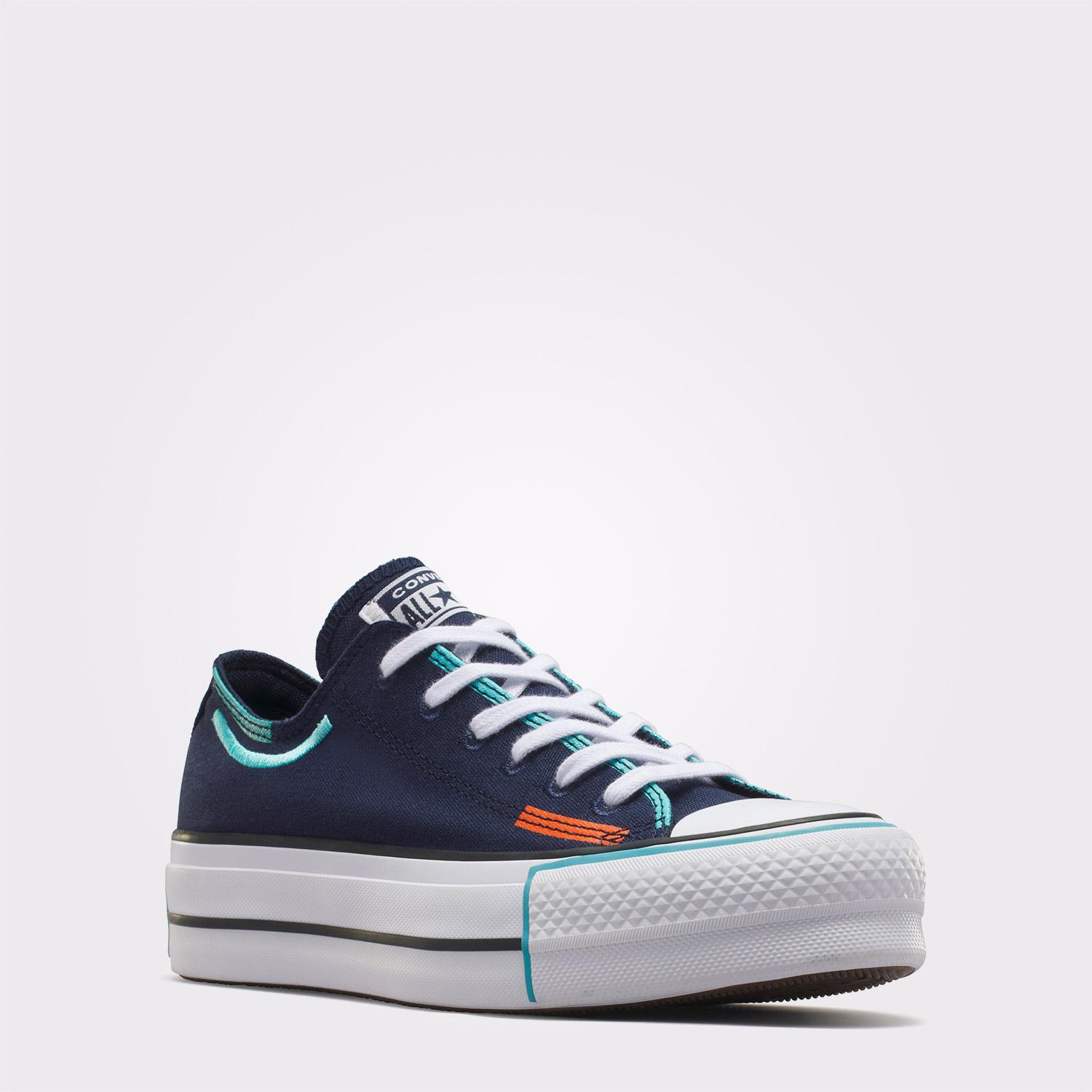 Converse Chuck Taylor All Star Lift Unisex Lacivert Platform Sneaker