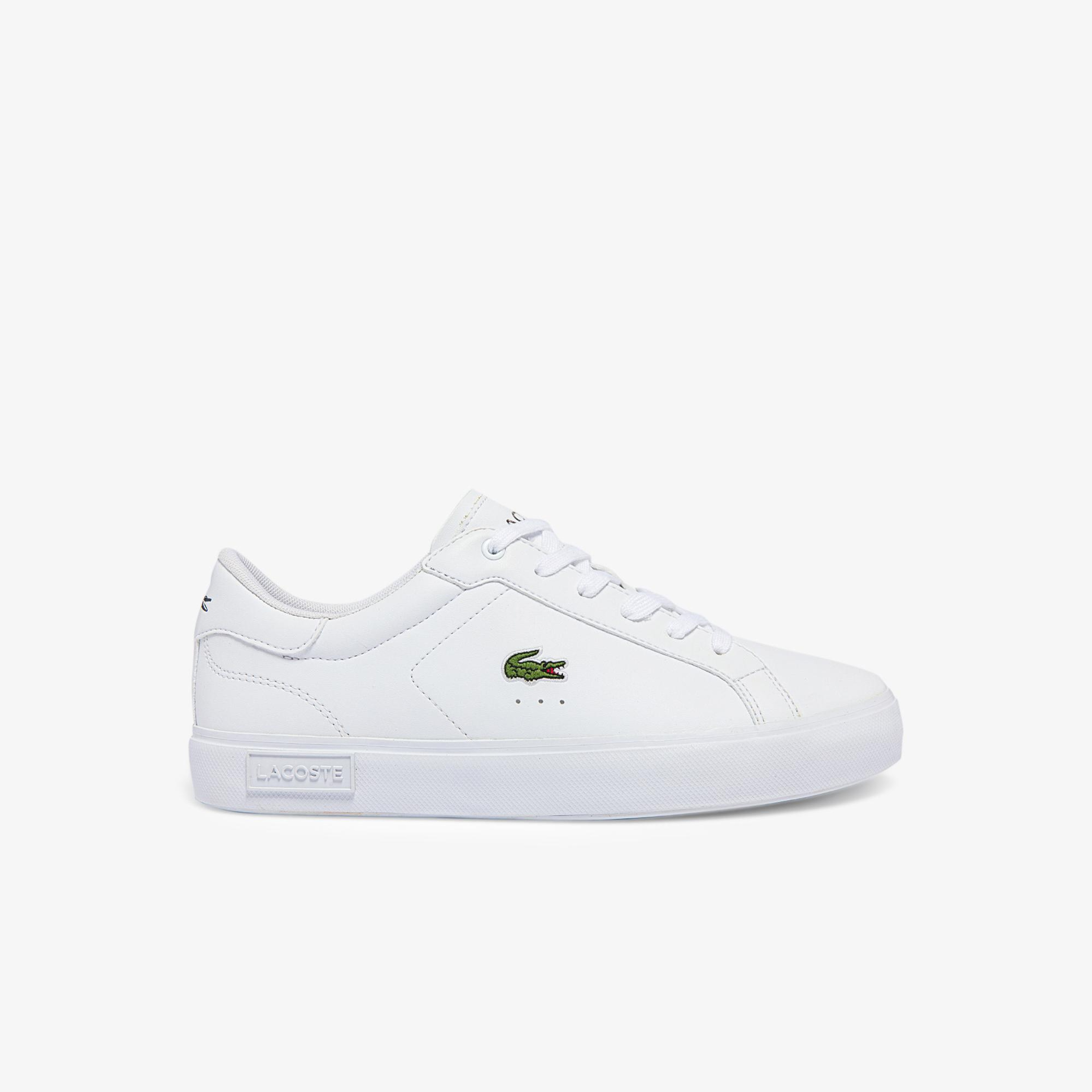 Lacoste POWERCOURT Çocuk Beyaz Spor Ayakkabı