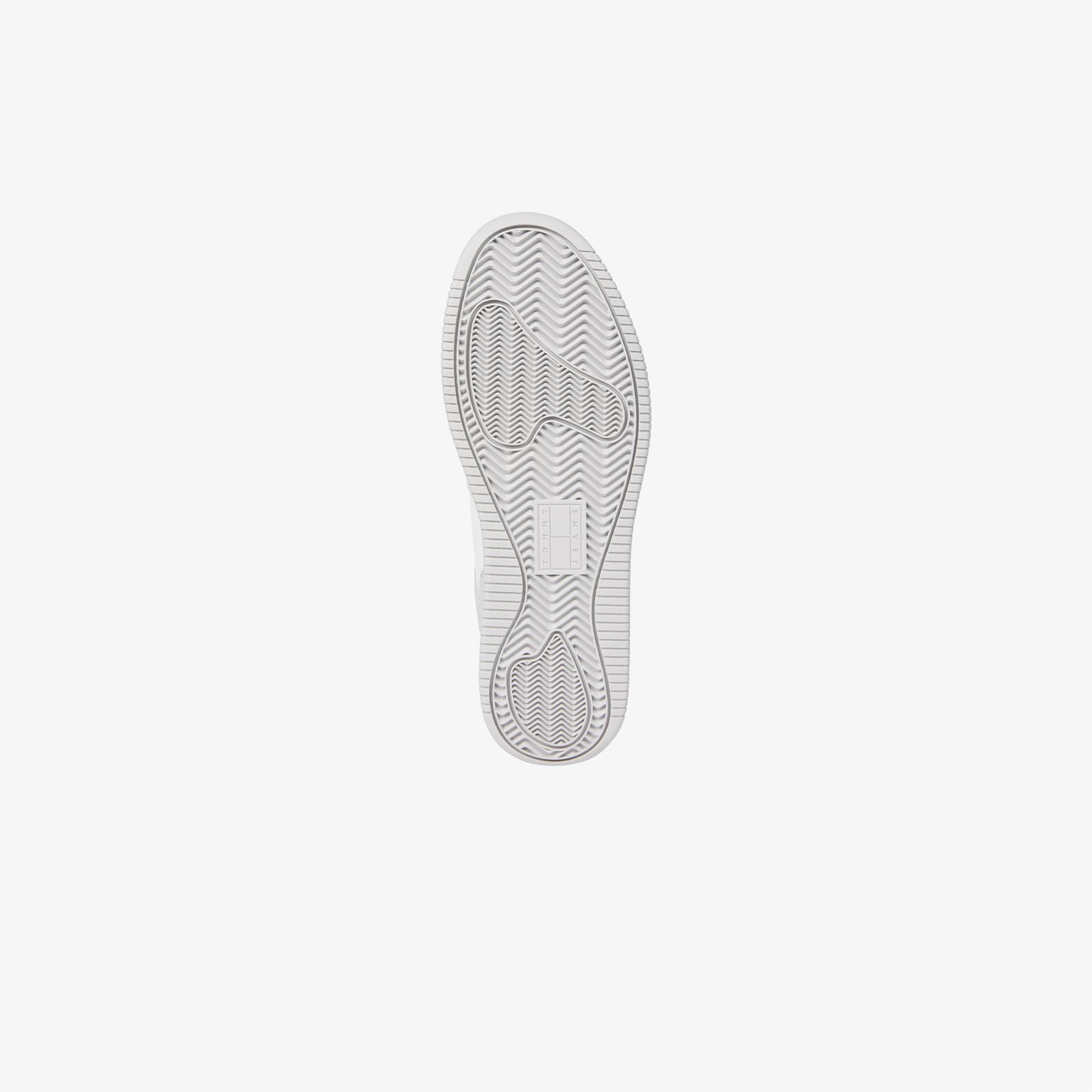 Tommy Hilfiger Tjm Retro Basket Cupsole Tumble Erkek Gri Spor Ayakkabı