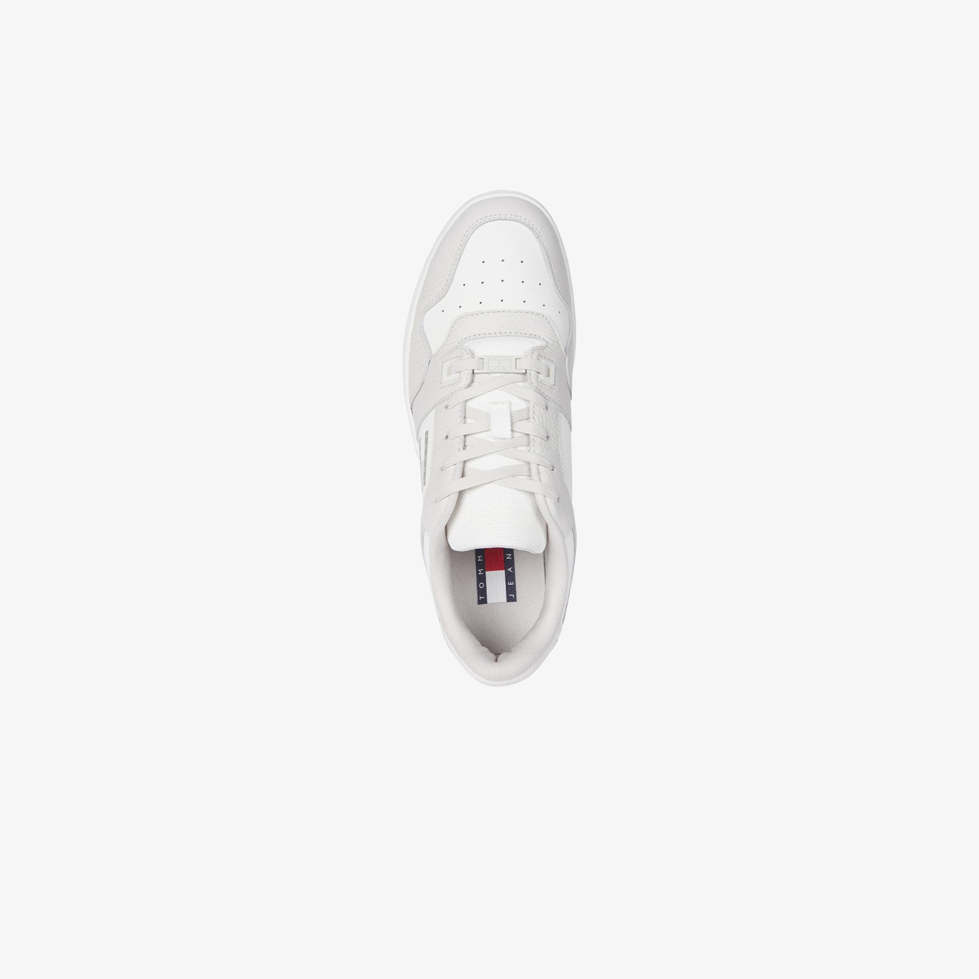 Tommy Hilfiger Tjm Retro Basket Cupsole Tumble Erkek Gri Spor Ayakkabı