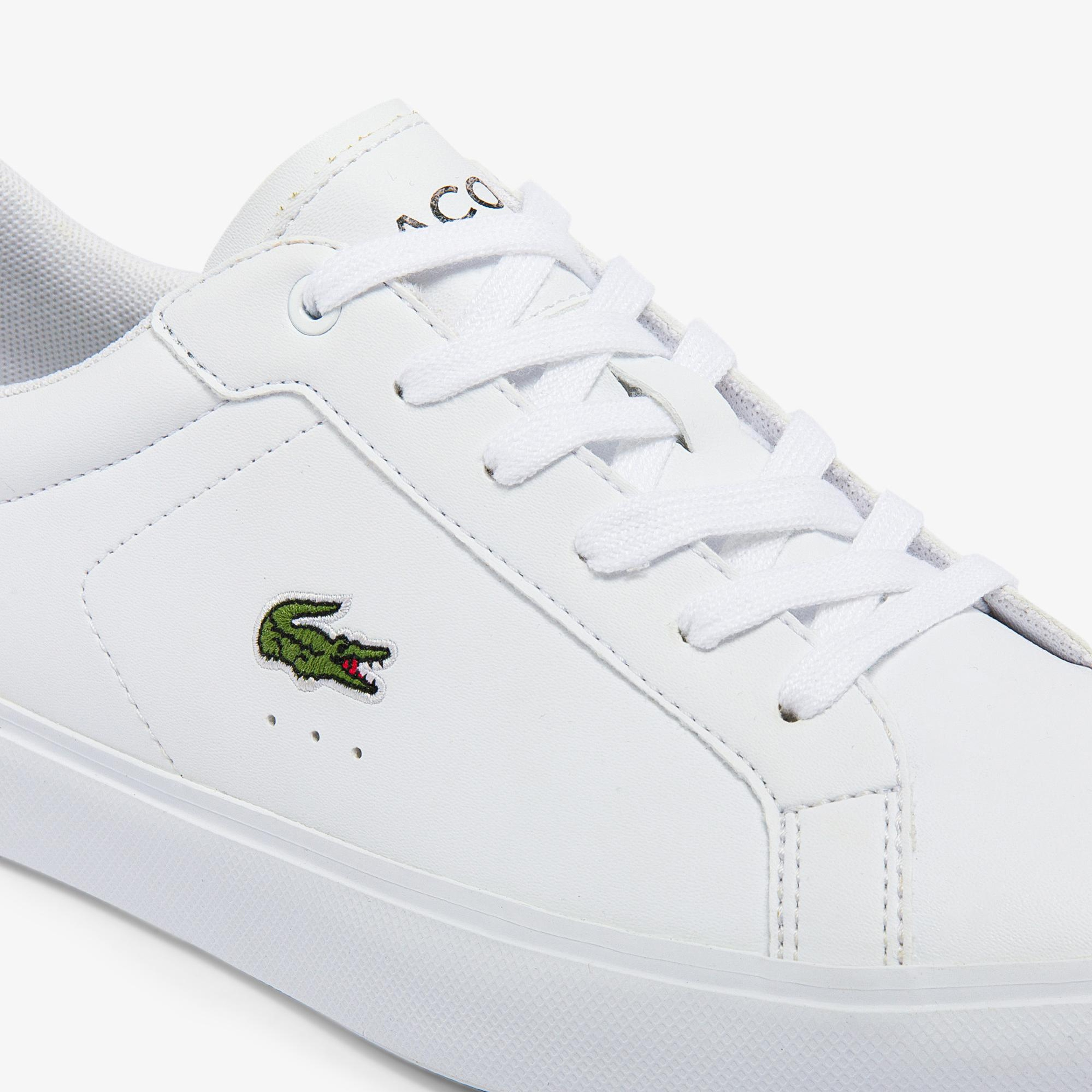 Lacoste POWERCOURT Çocuk Beyaz Spor Ayakkabı