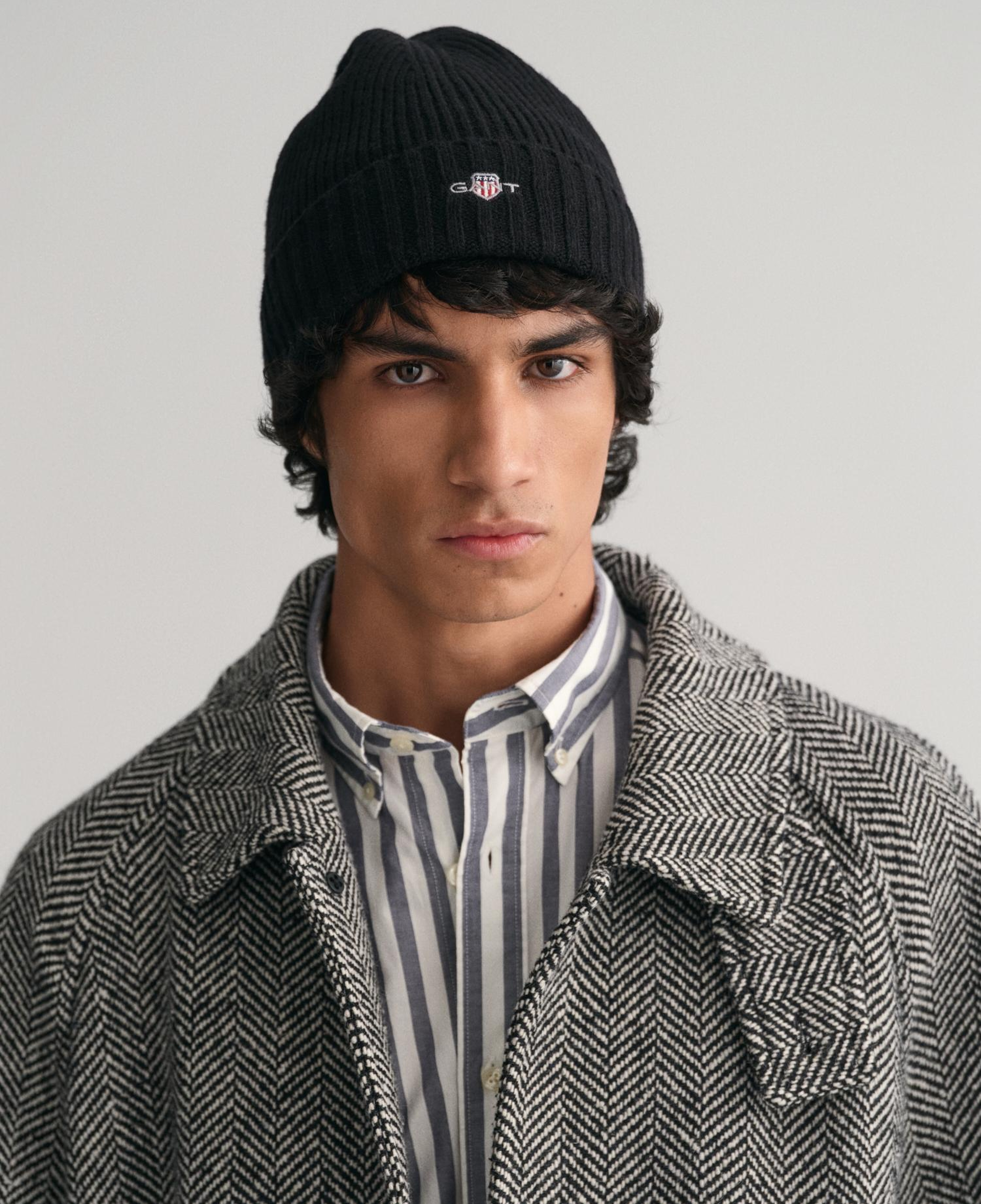 GANT Unisex Siyah Yün Bere