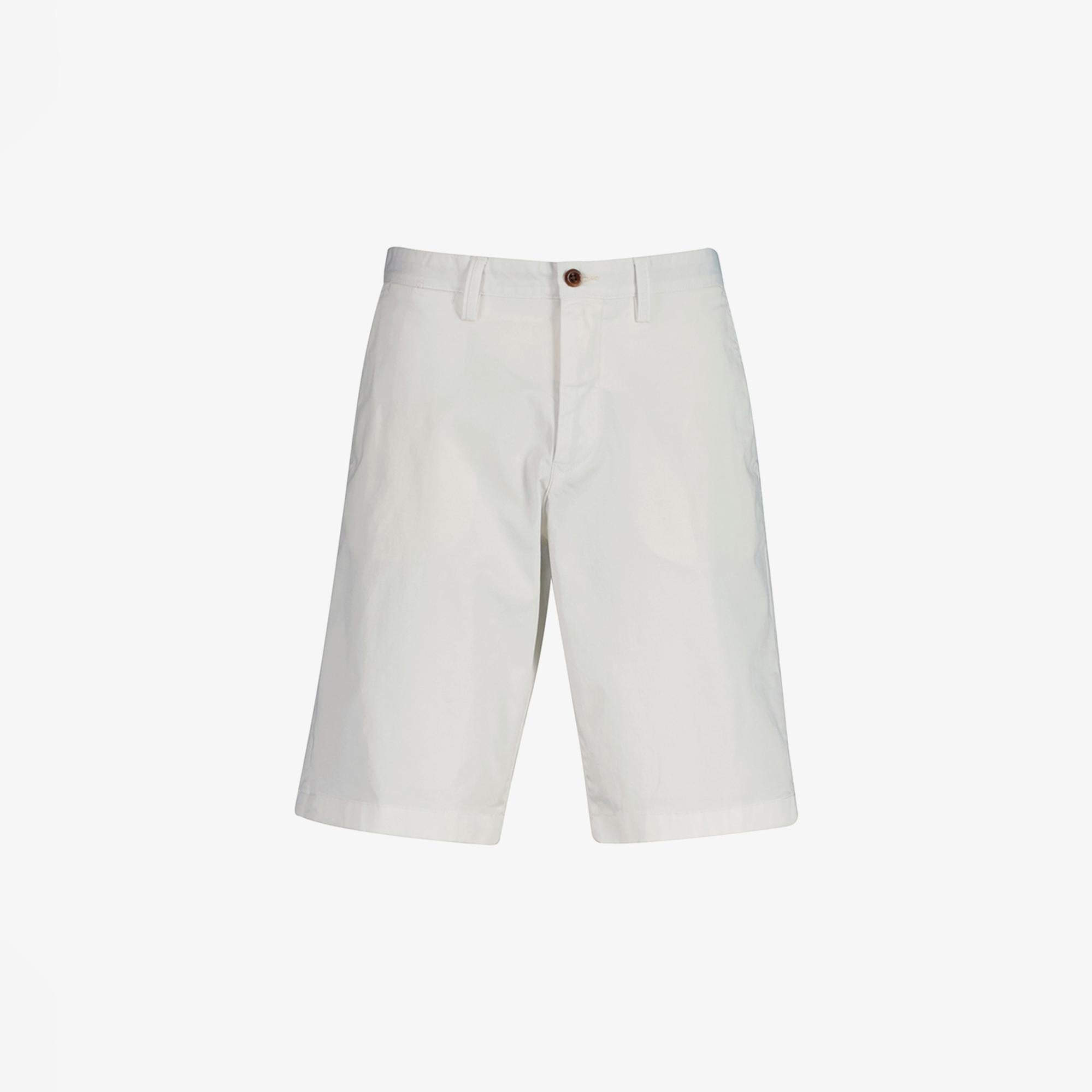 GANT Erkek Beyaz Relaxed Fit Chino Şort