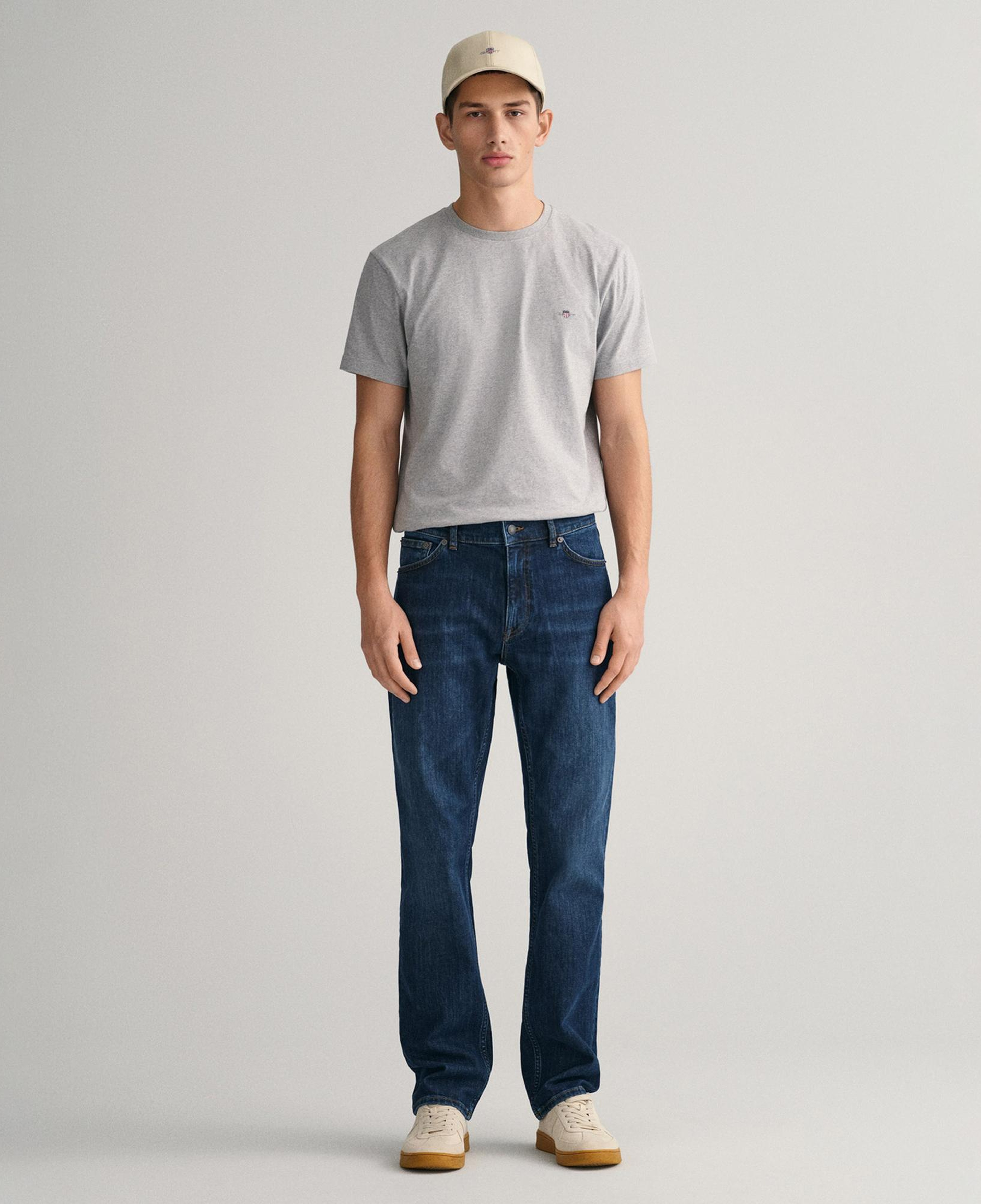 GANT Erkek Lacivert Regular Fit Jean