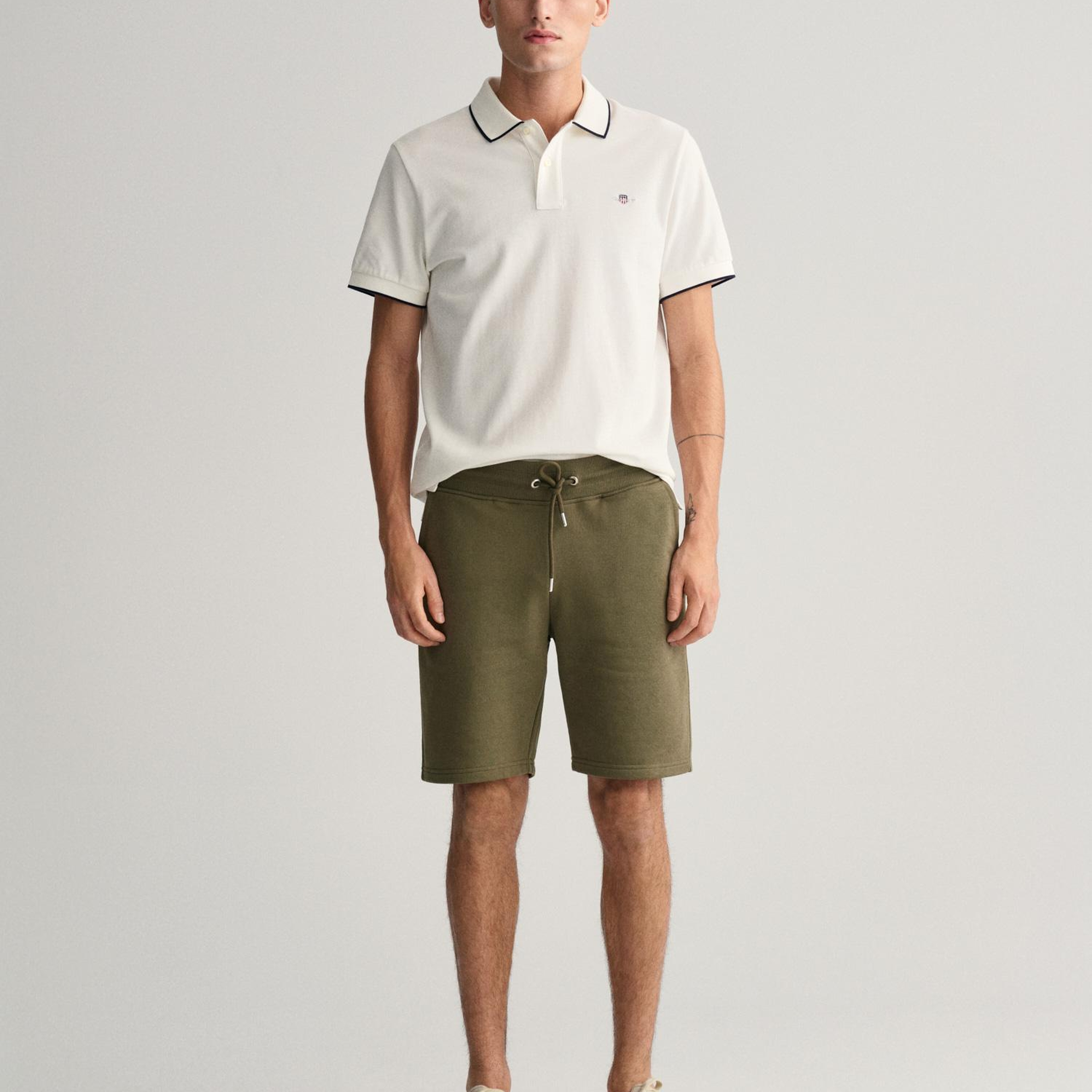 GANT Erkek Yeşil Regular Fit Şort