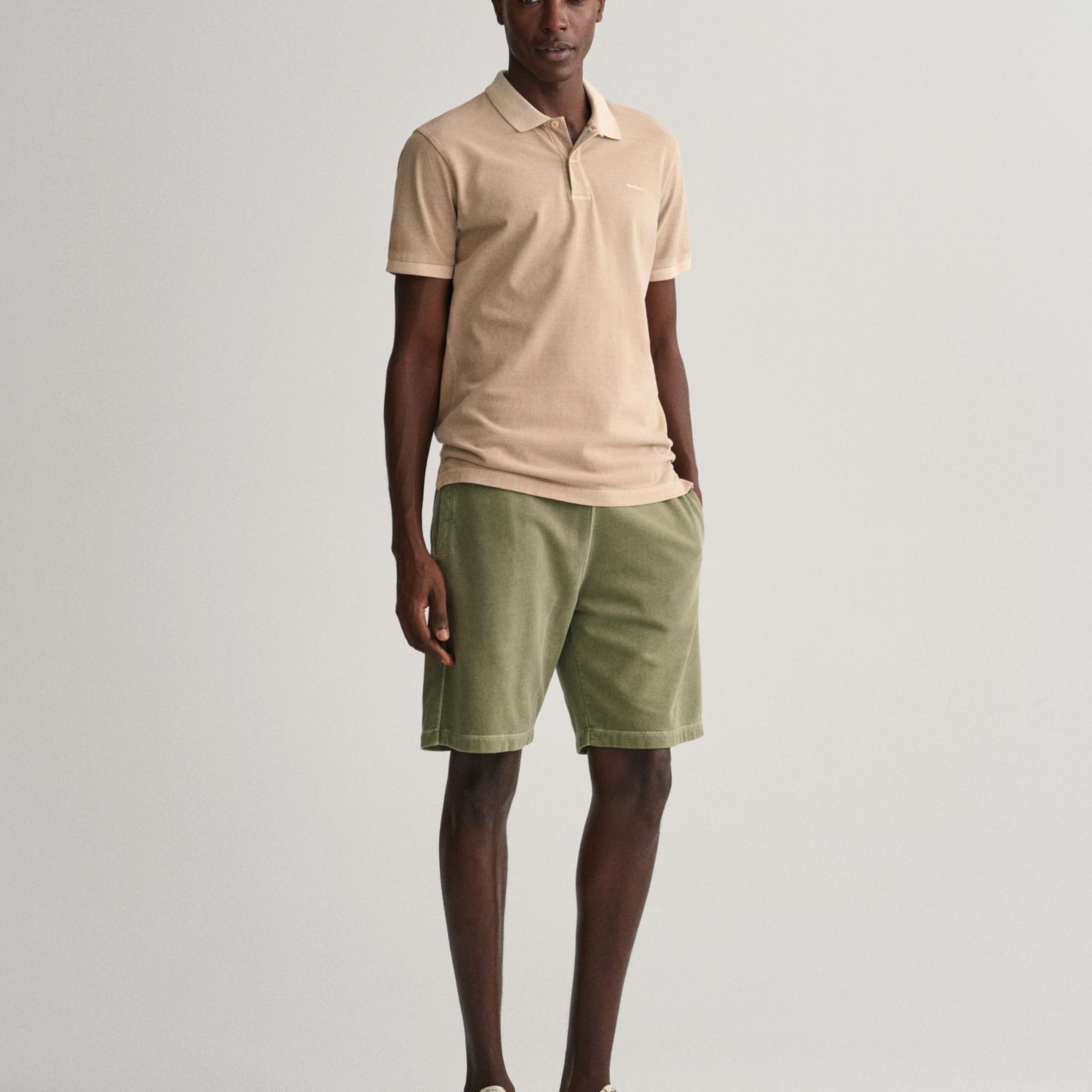 GANT Erkek Bej Regular Fit Polo