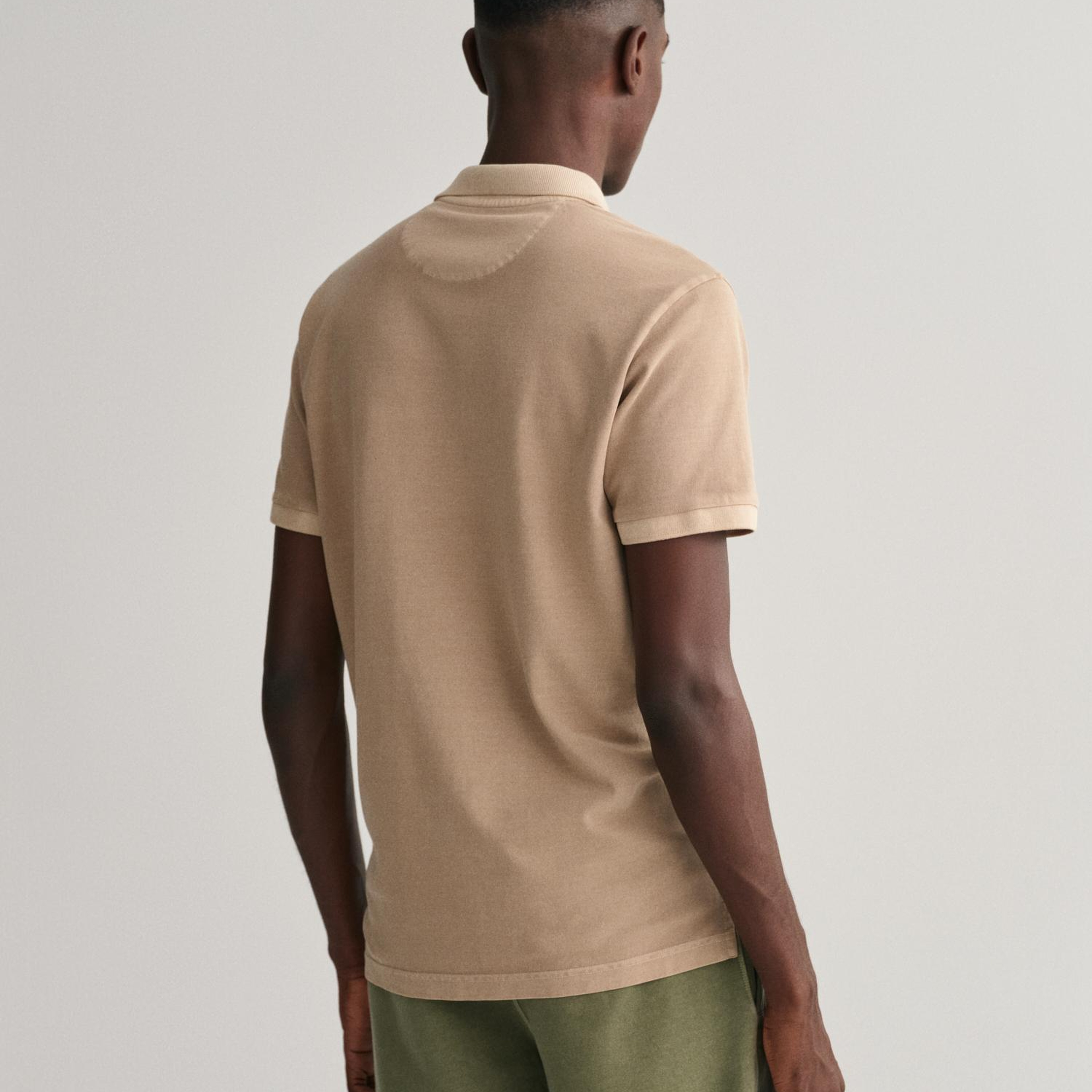 GANT Erkek Bej Regular Fit Polo