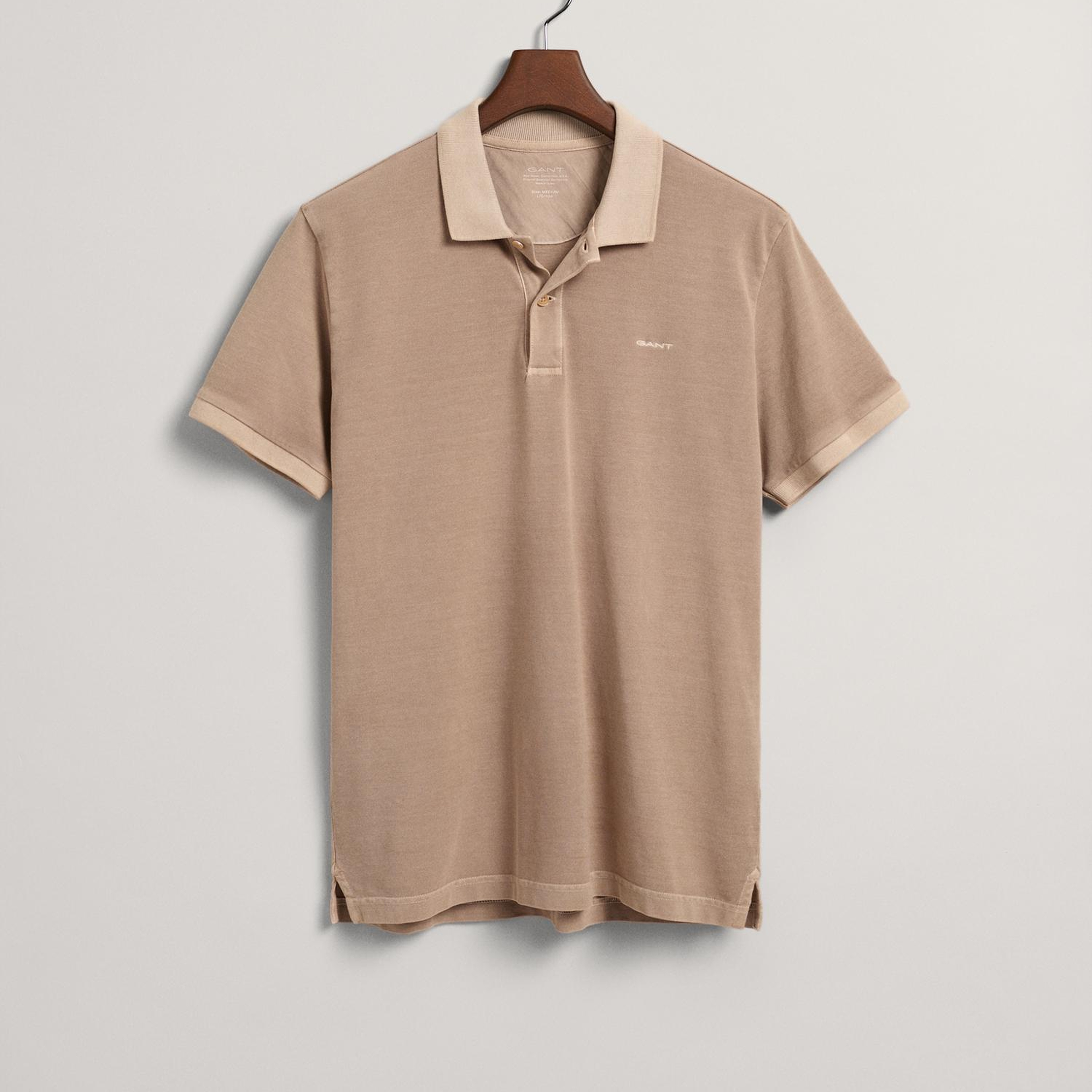 GANT Erkek Bej Regular Fit Polo